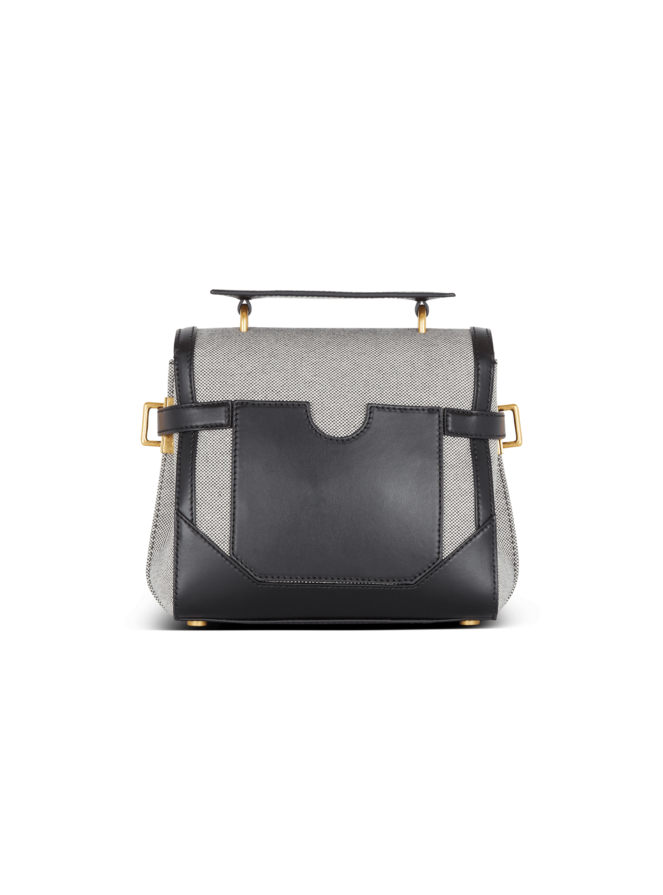 Balmain Bbuzz logo-plaque mini bag - Black