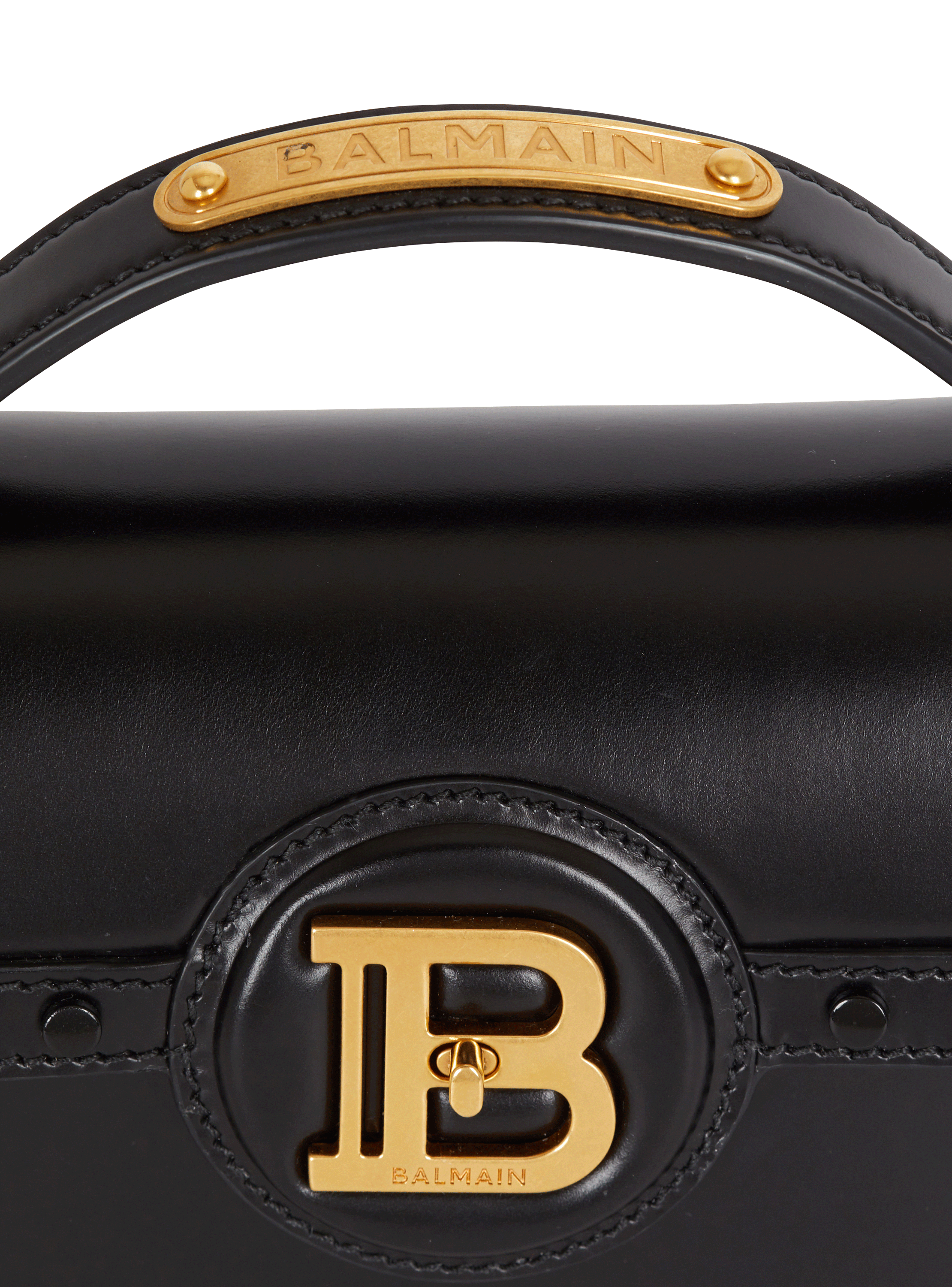 B-Buzz Dynasty bag in glazed leather - Women | BALMAIN