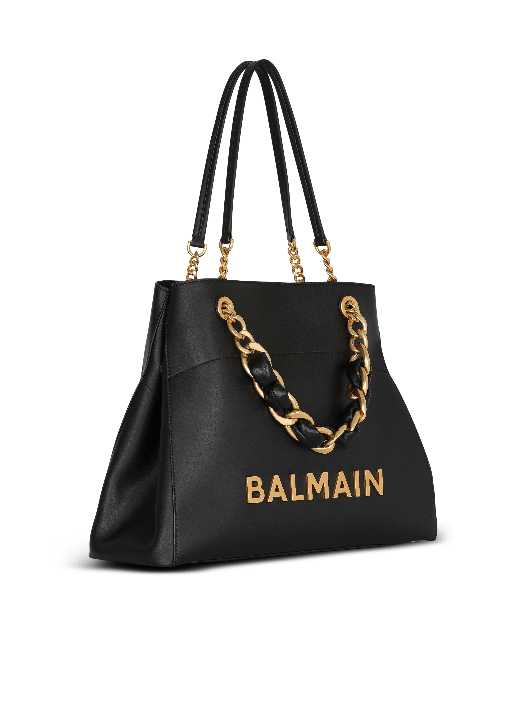 BALMAIN x EVIAN 1945 Soft small bag