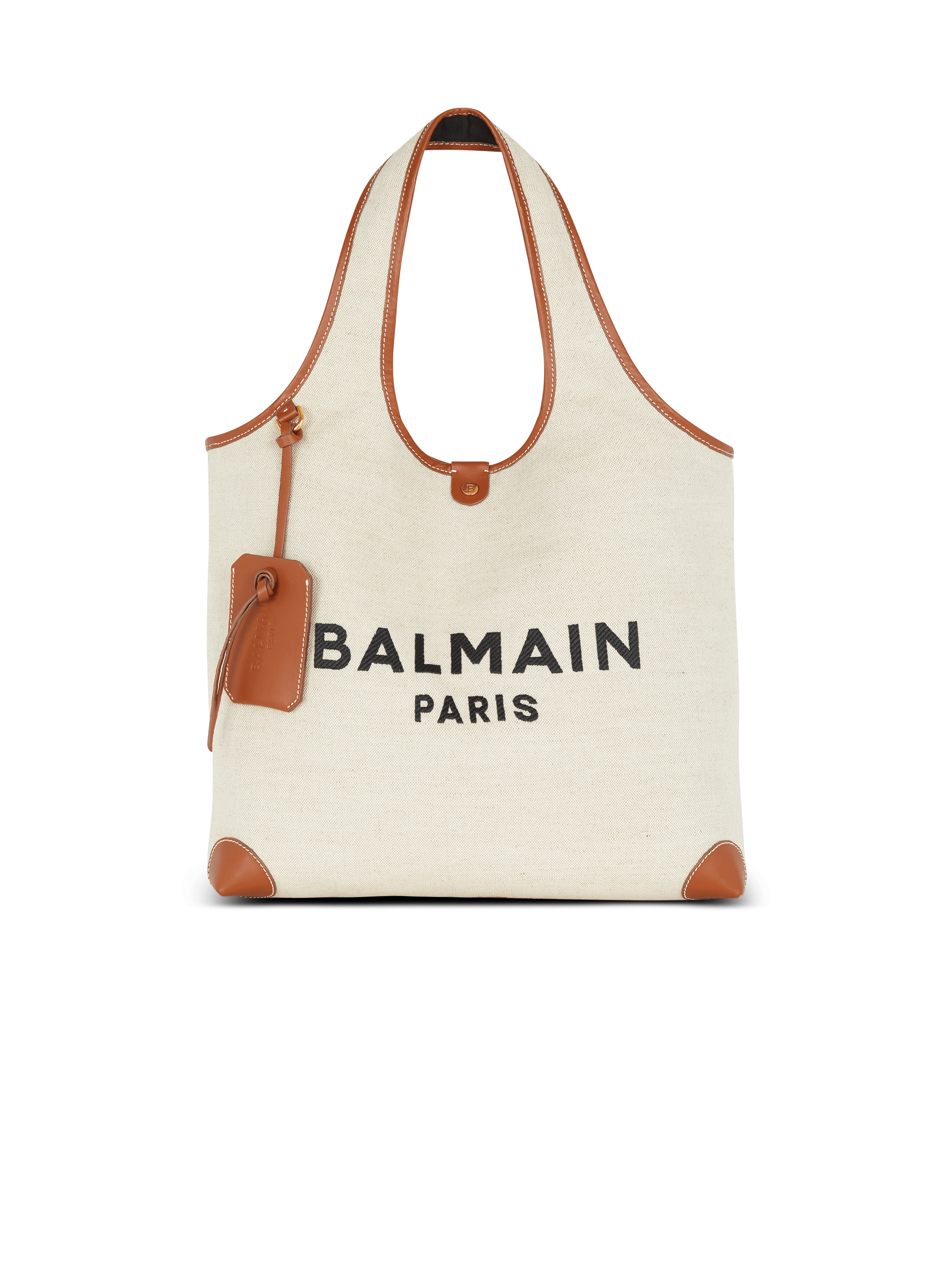 Canvas and leather B-army Grocery Bag