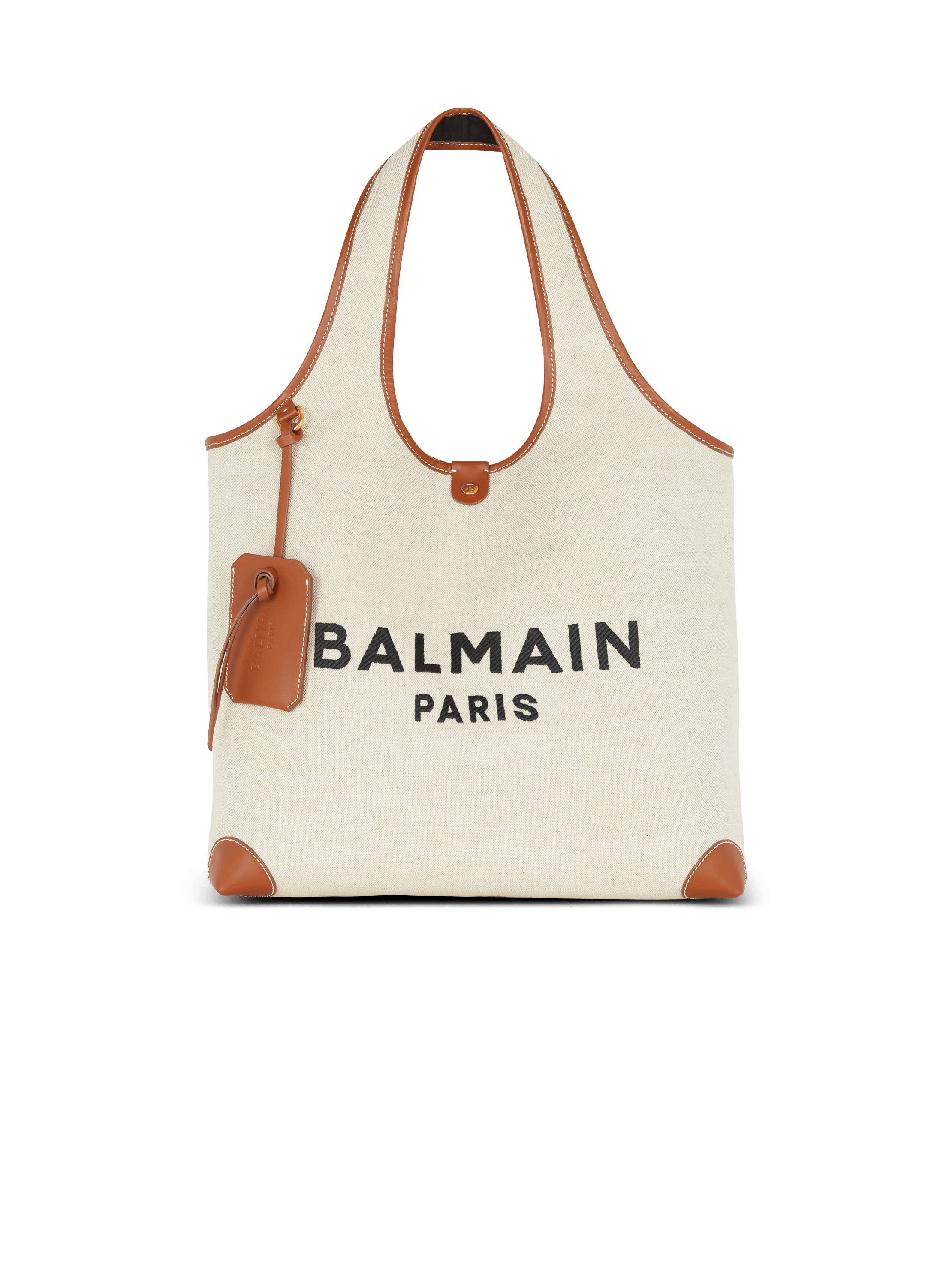 Grocery Bag B-Army en toile et cuir