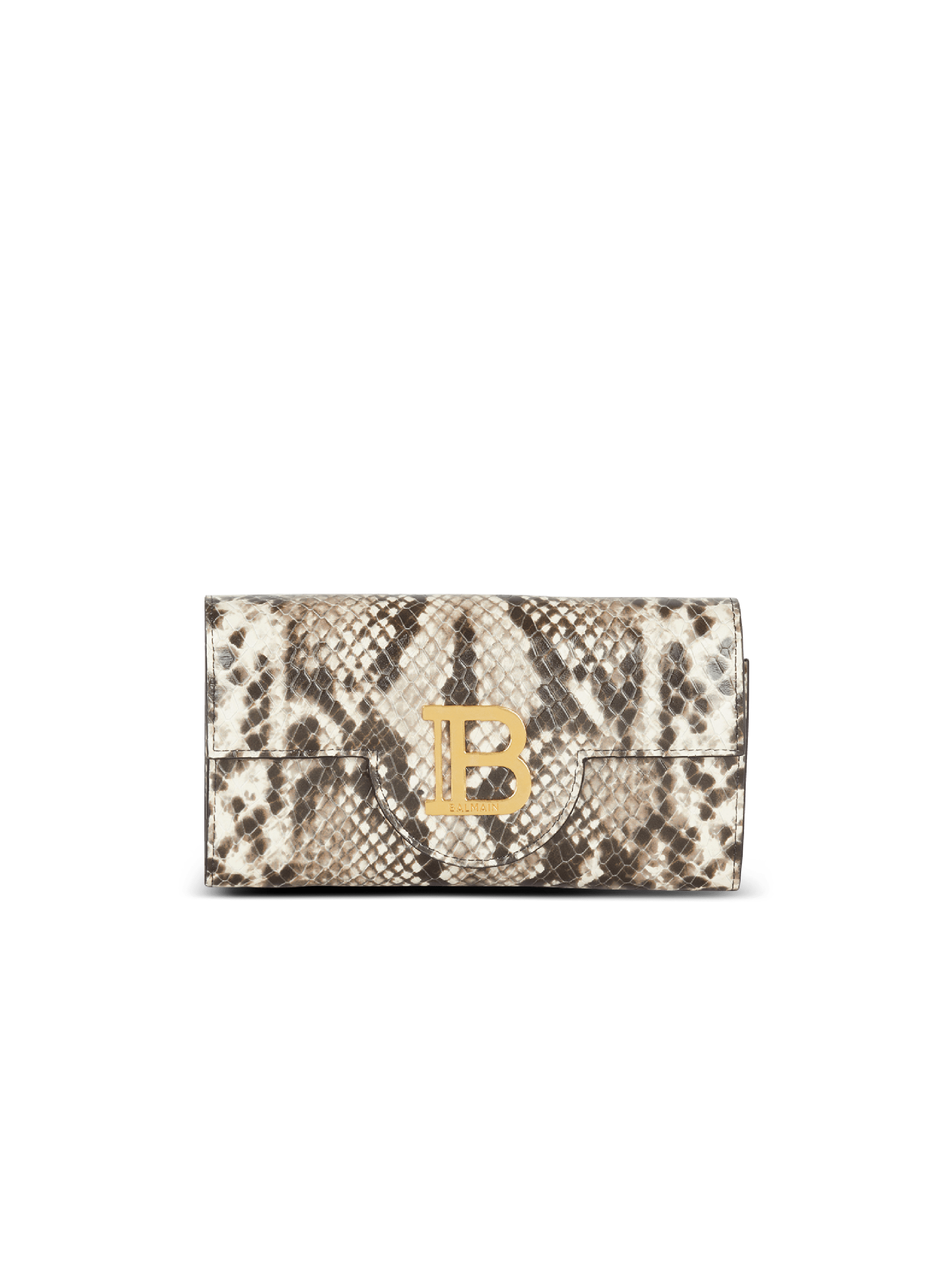 Brieftasche B-Buzz aus Leder mit Python-Effekt