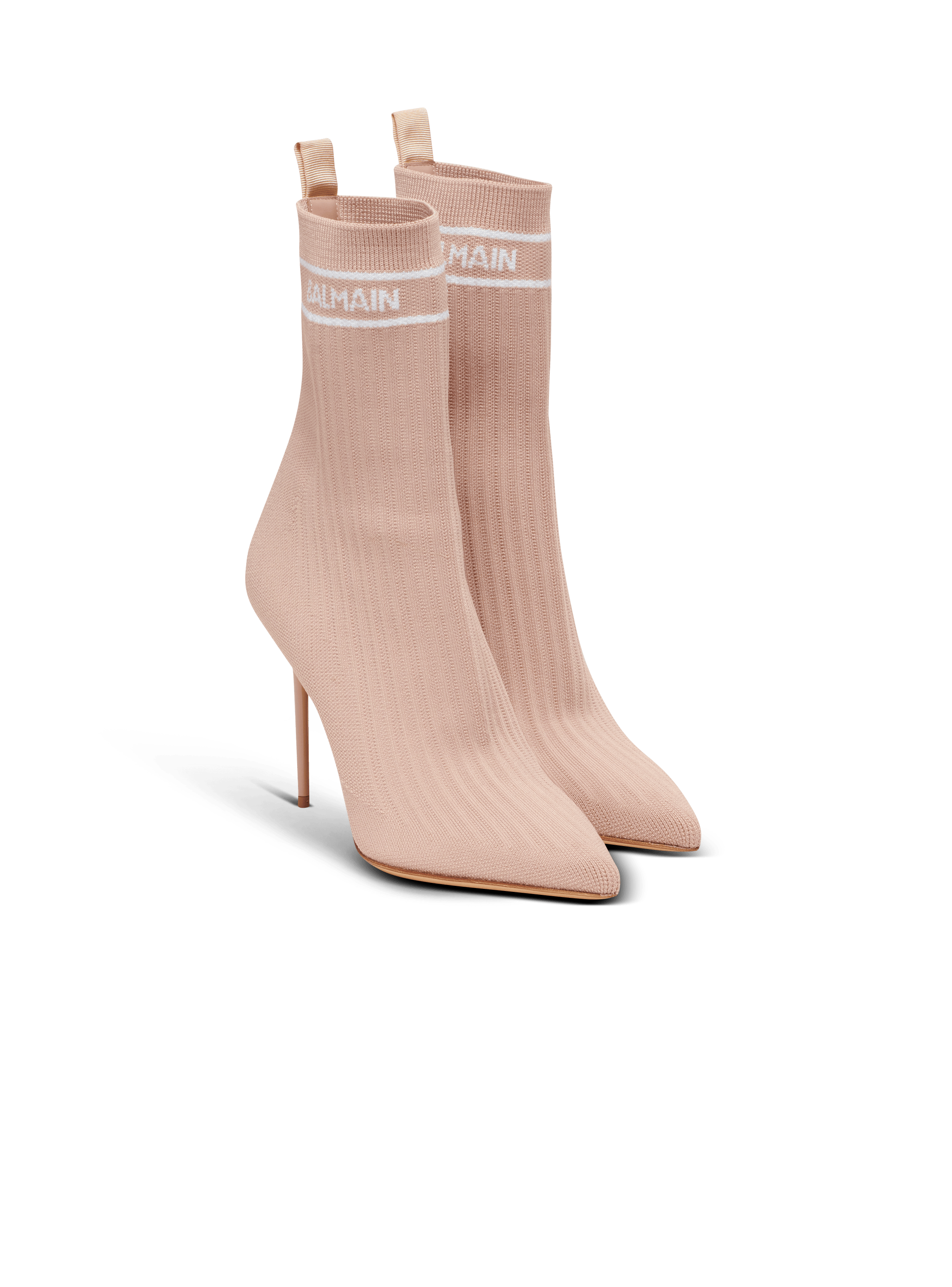 Stretch knit Skye ankle boots