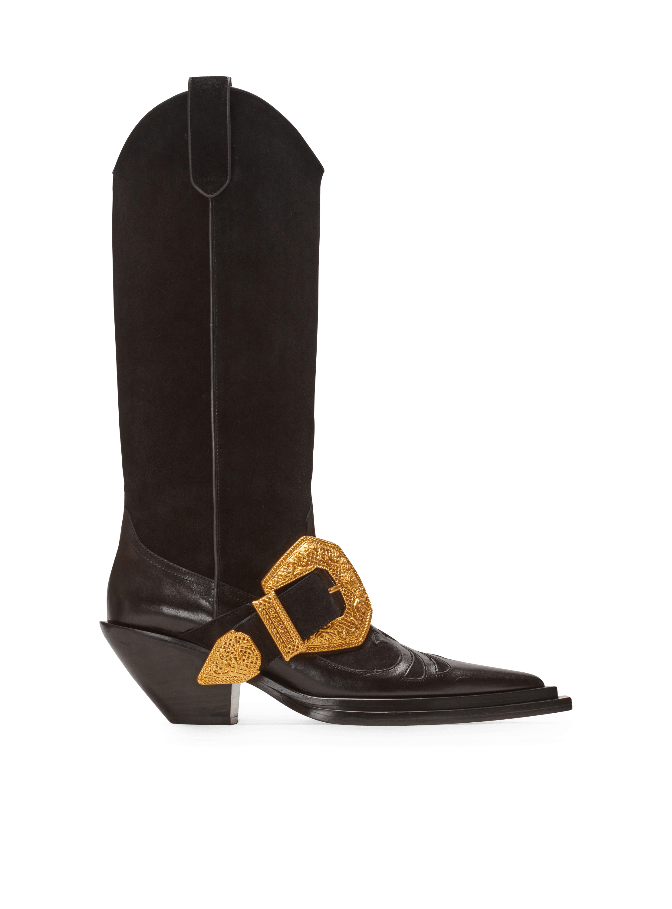 Stiefel Dan Western aus Wildleder