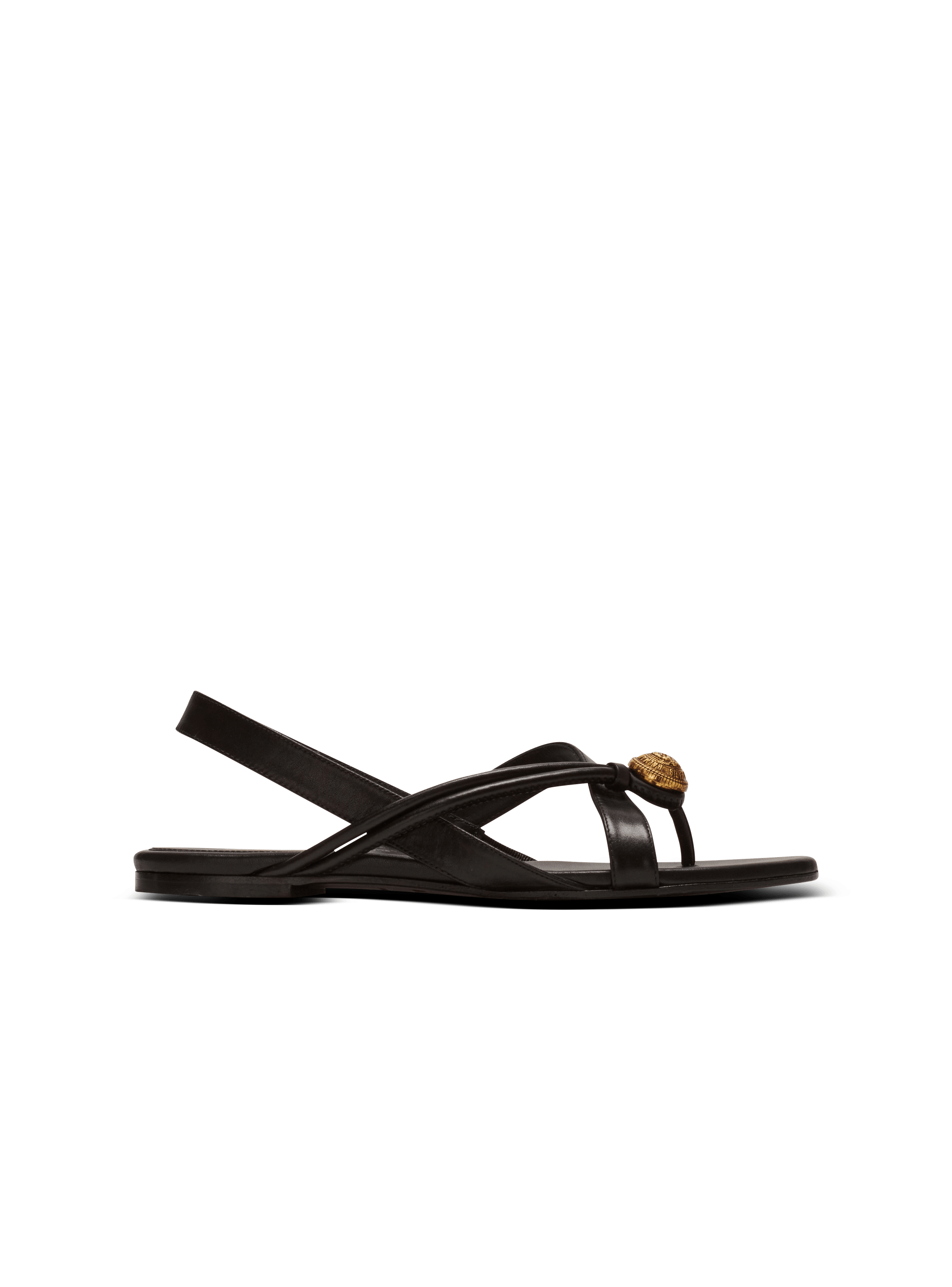 Alma flat sandals in leather
