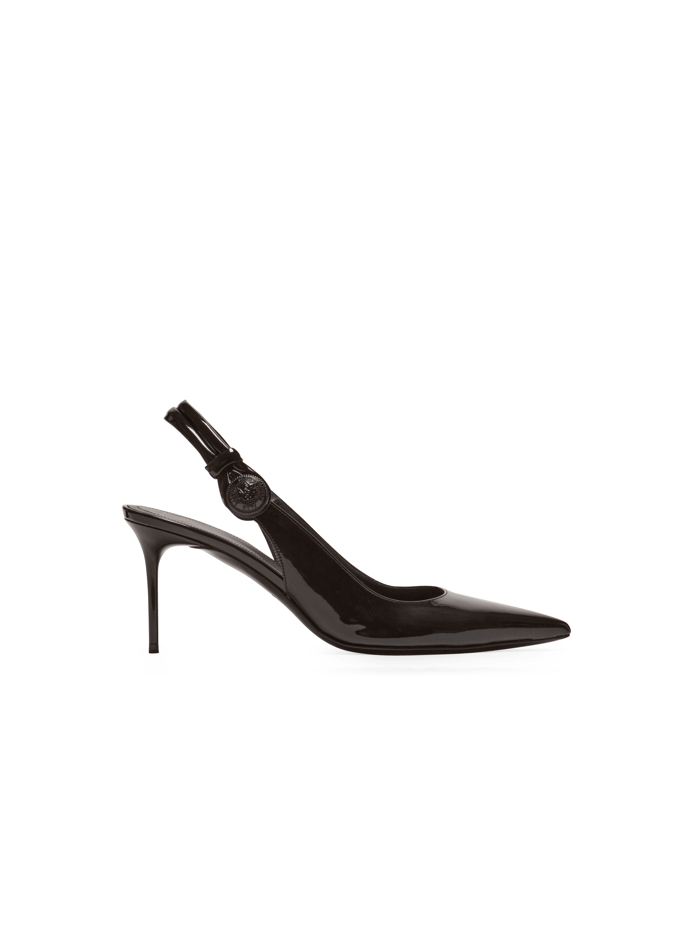 Alma patent leather slingbacks black - Women | BALMAIN