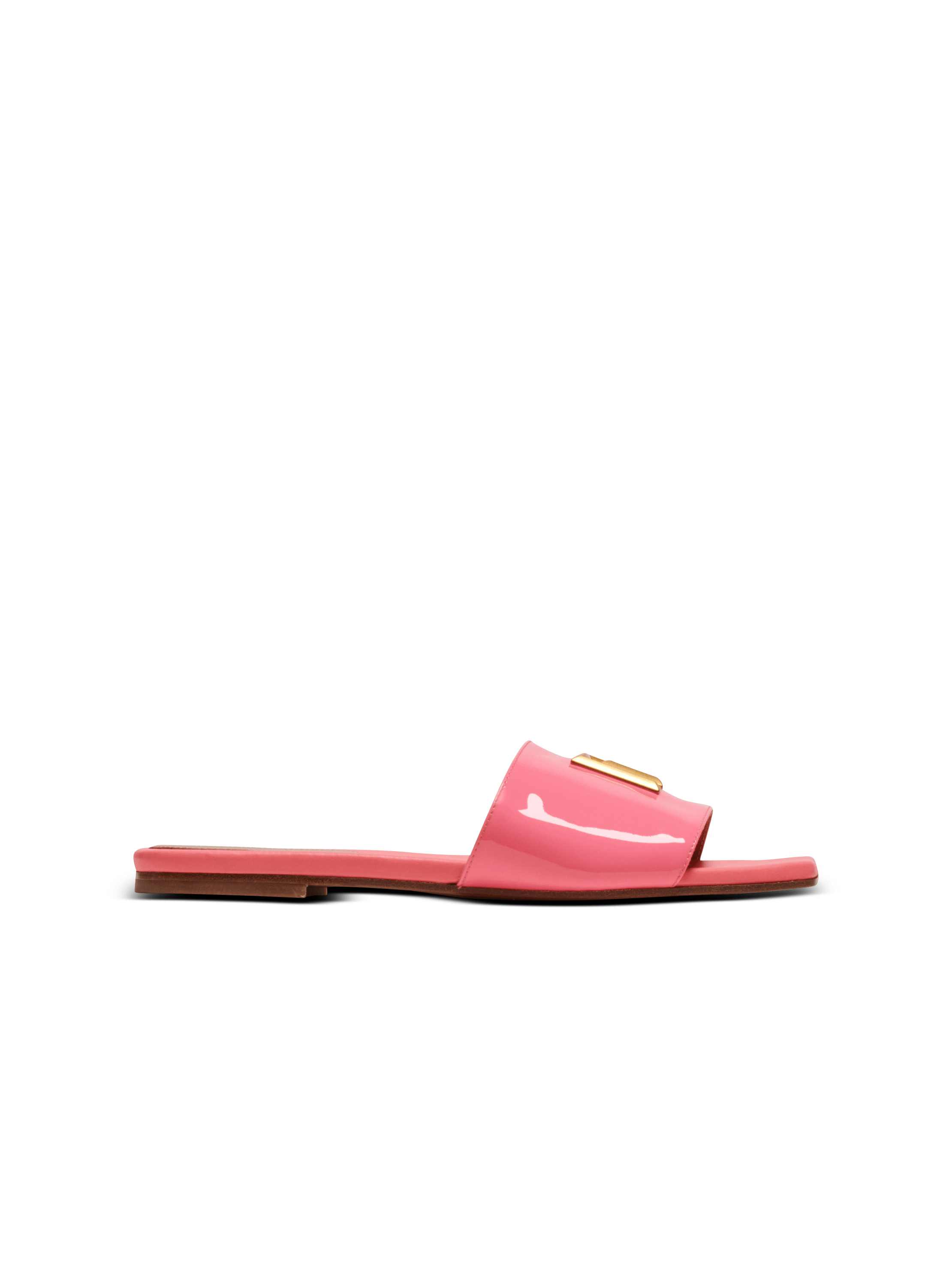 Dafne patent leather mules pink - Women | BALMAIN