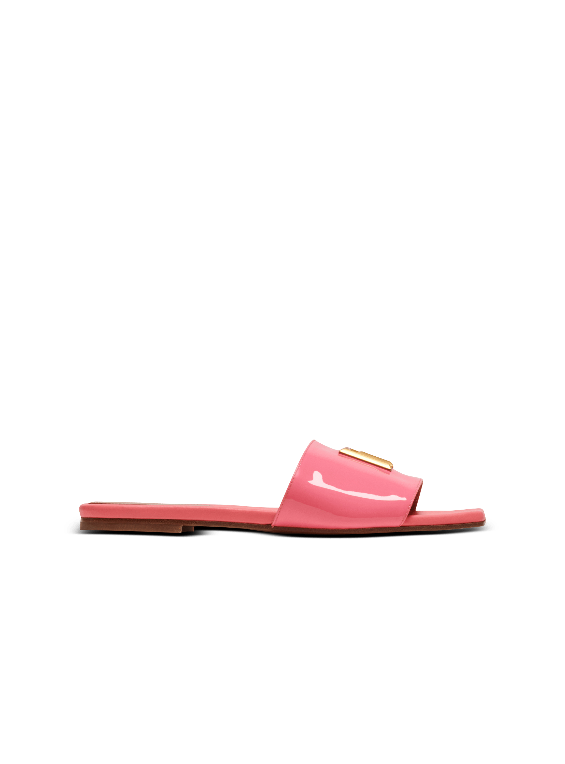 Dafne patent leather mules pink Women BALMAIN