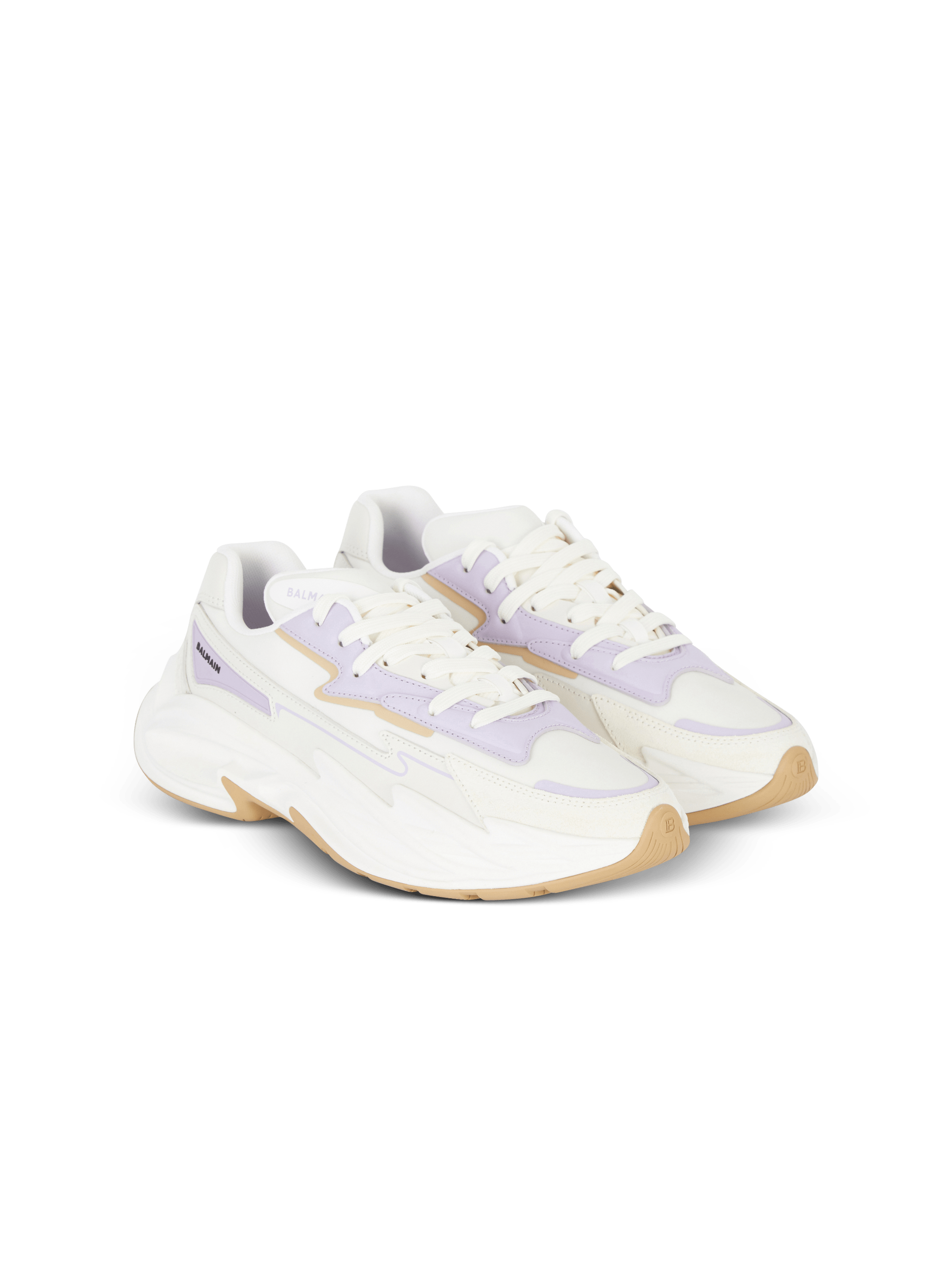 Sneakers Run-Row in pelle