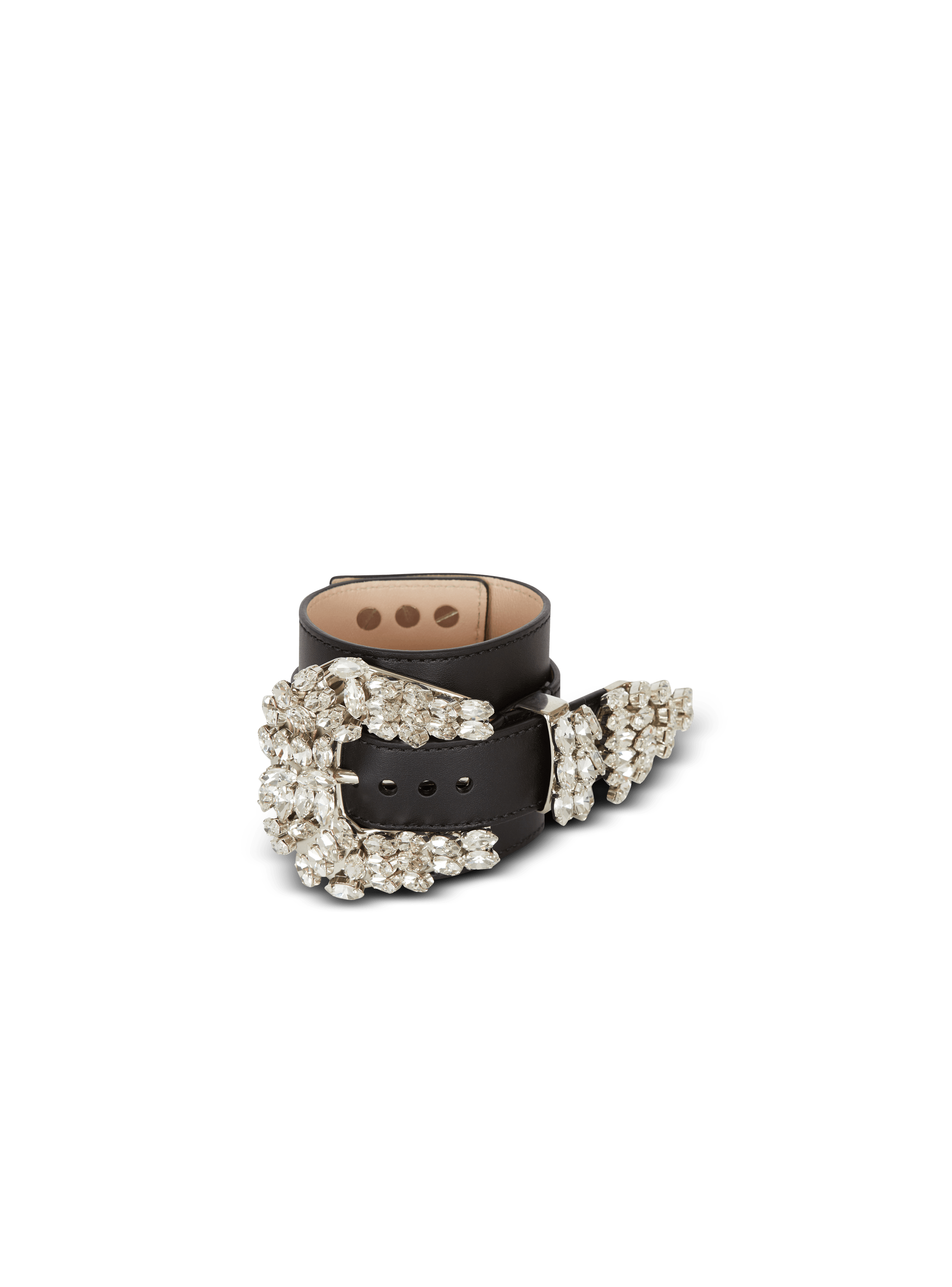 Bracelet Western en cuir avec cristaux