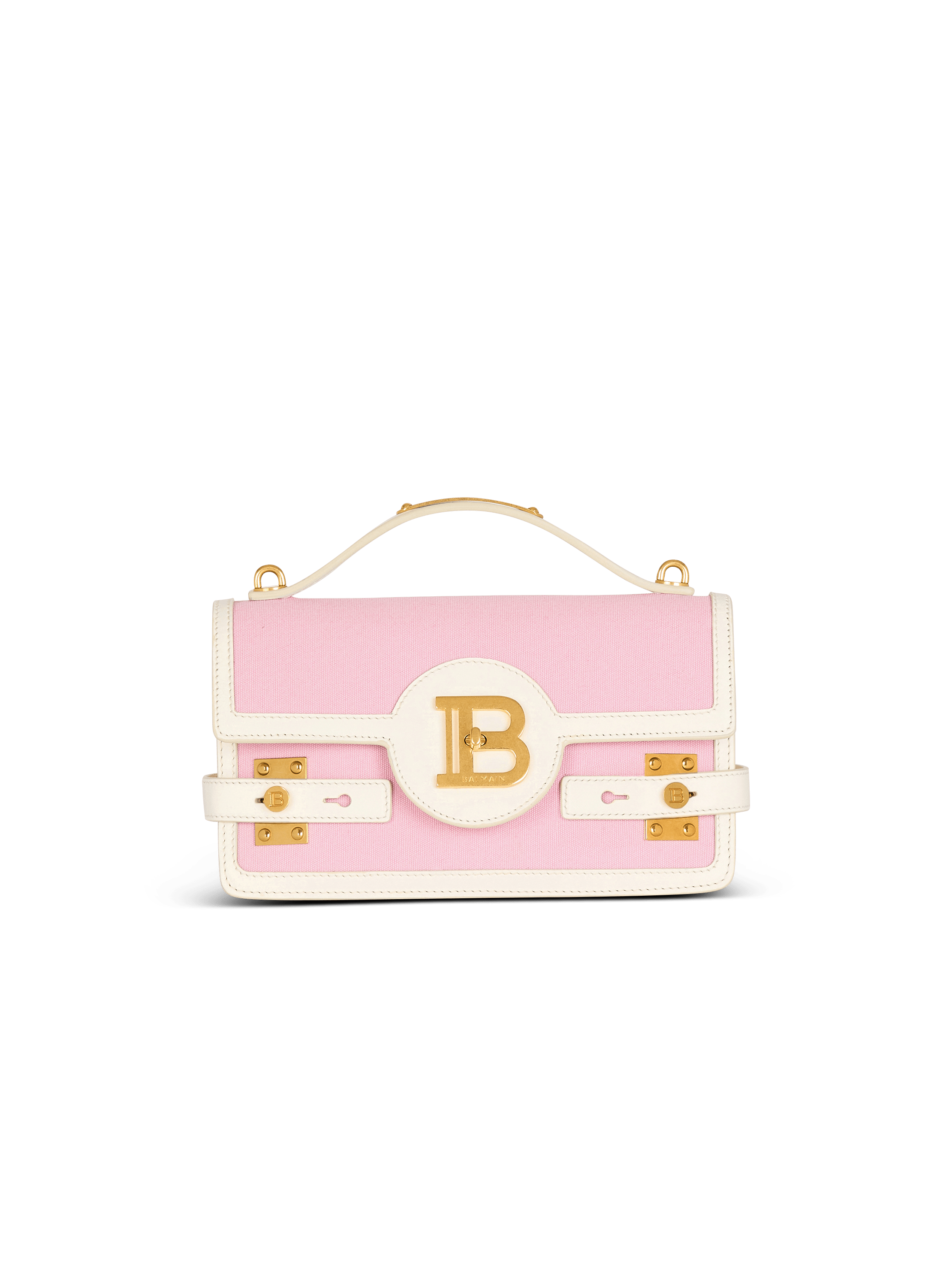 B-Buzz Shoulder 24 canvas and leather bag