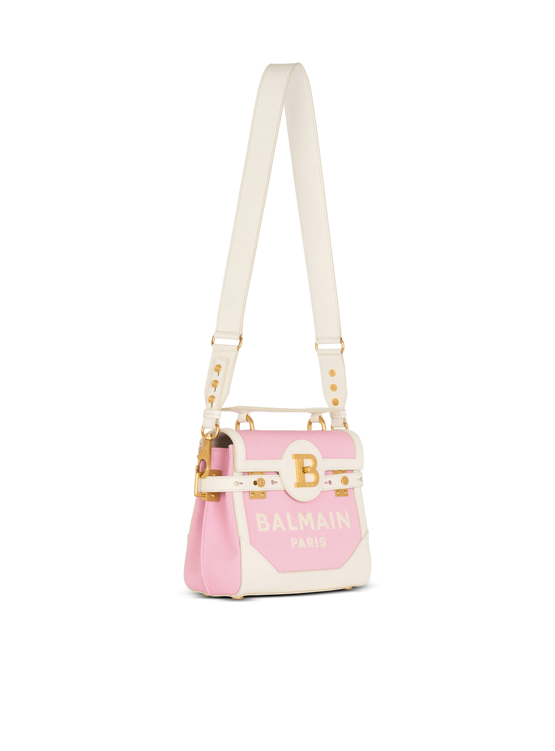 B Buzz 23 canvas and leather bag