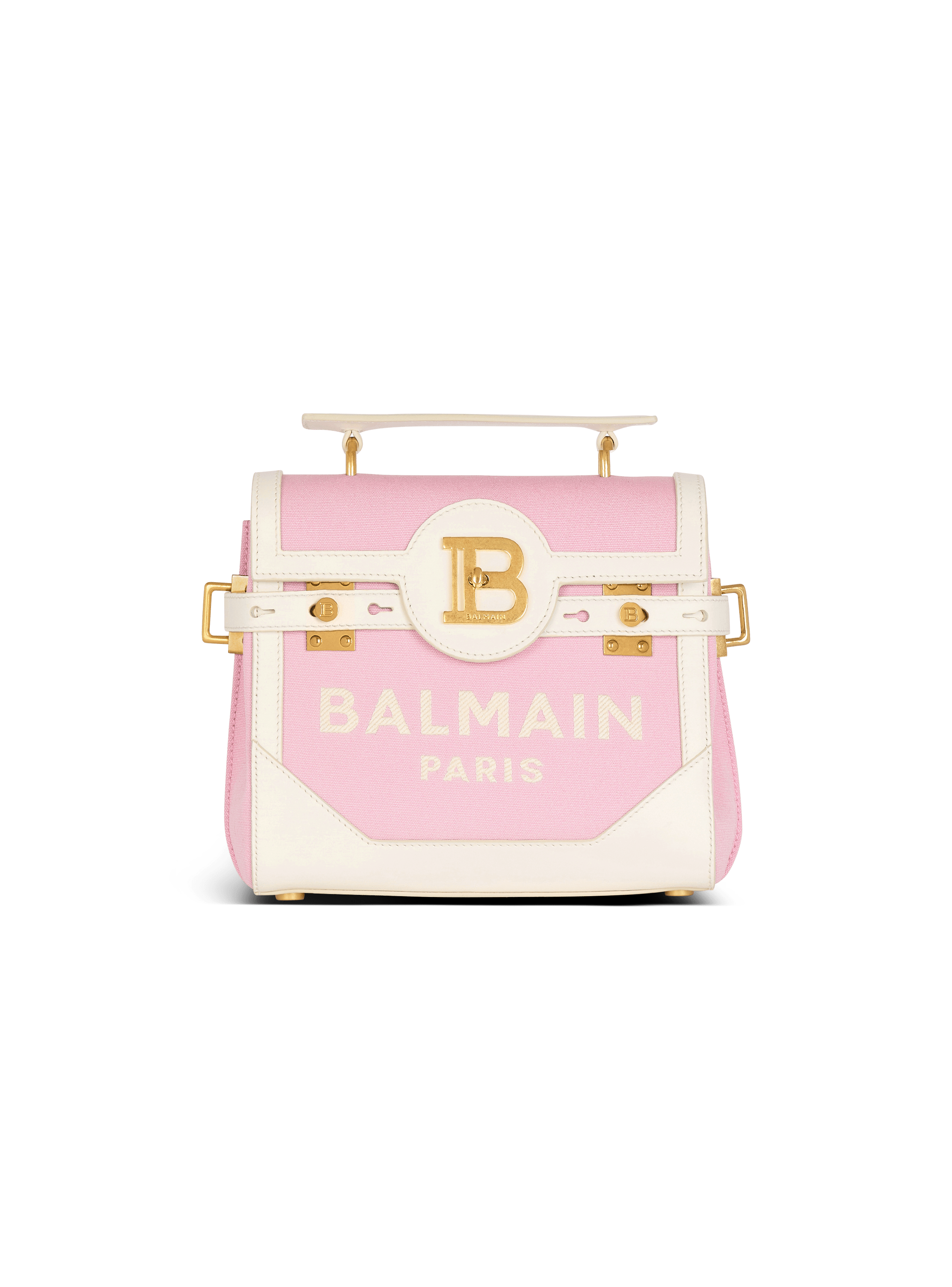 B Buzz 23 canvas and leather bag
