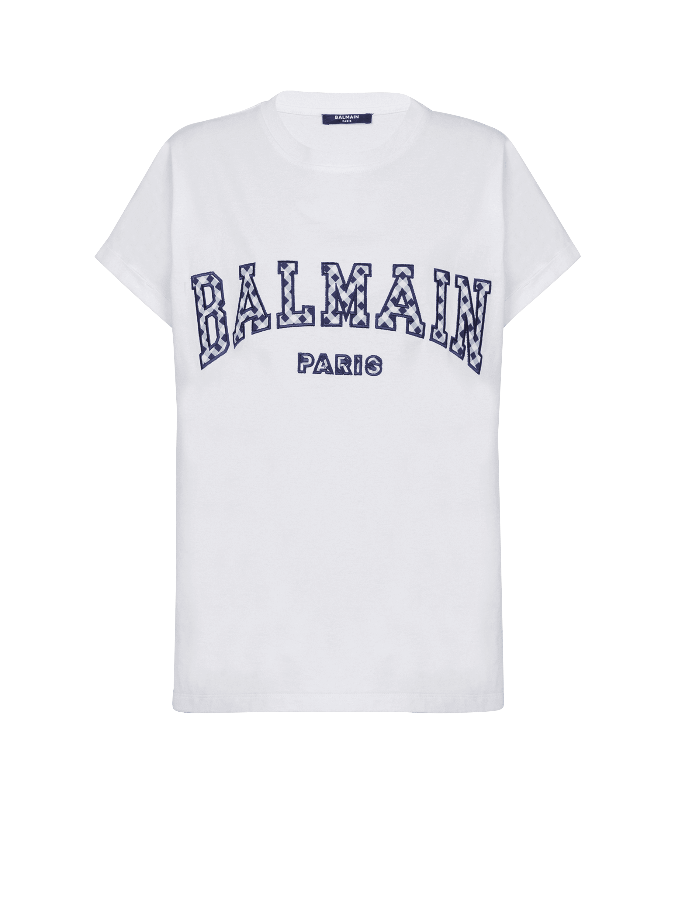 ギンガムチェック Balmain Paris Tシャツ