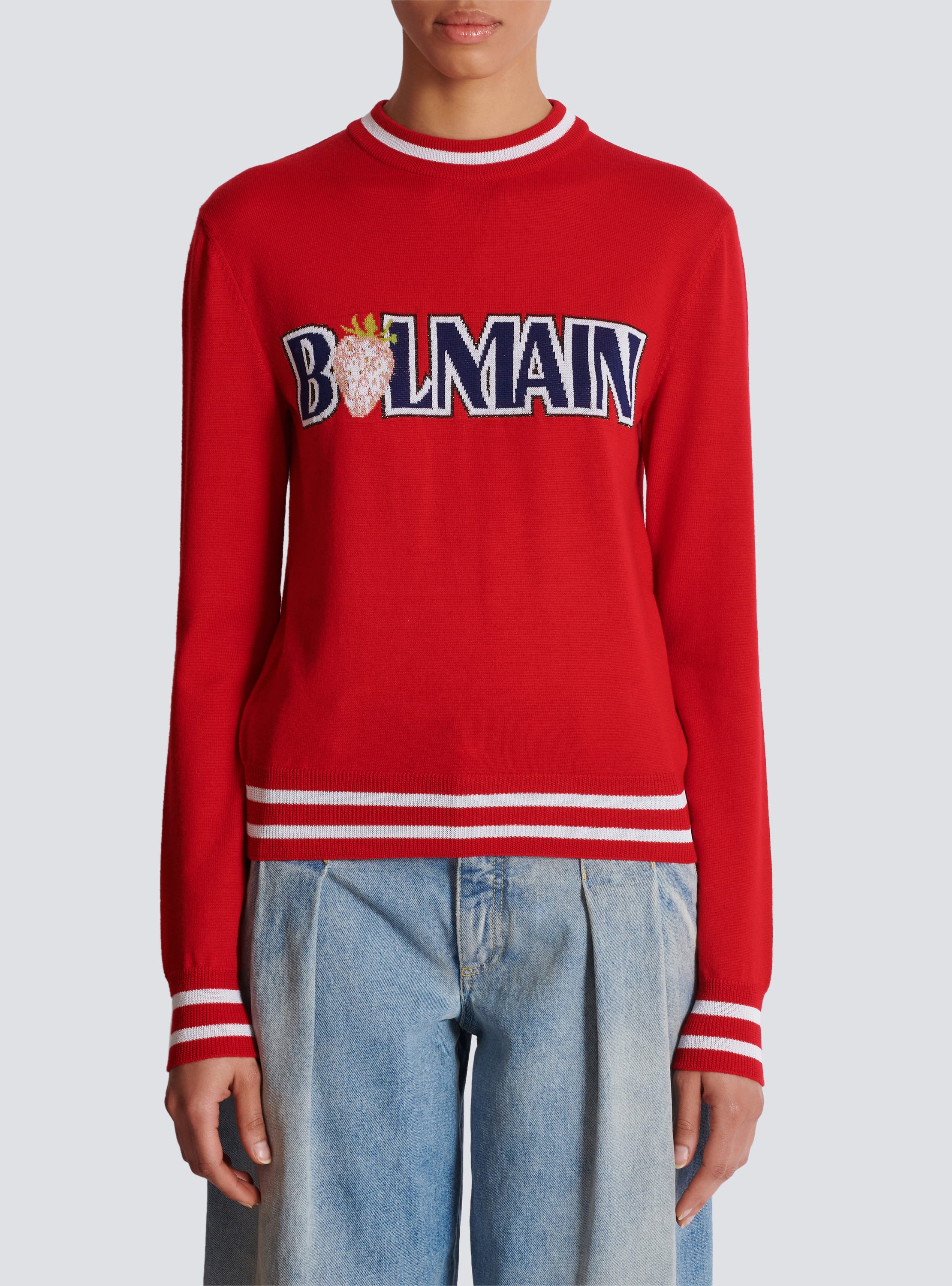 Wool Balmain Strawberry jumper