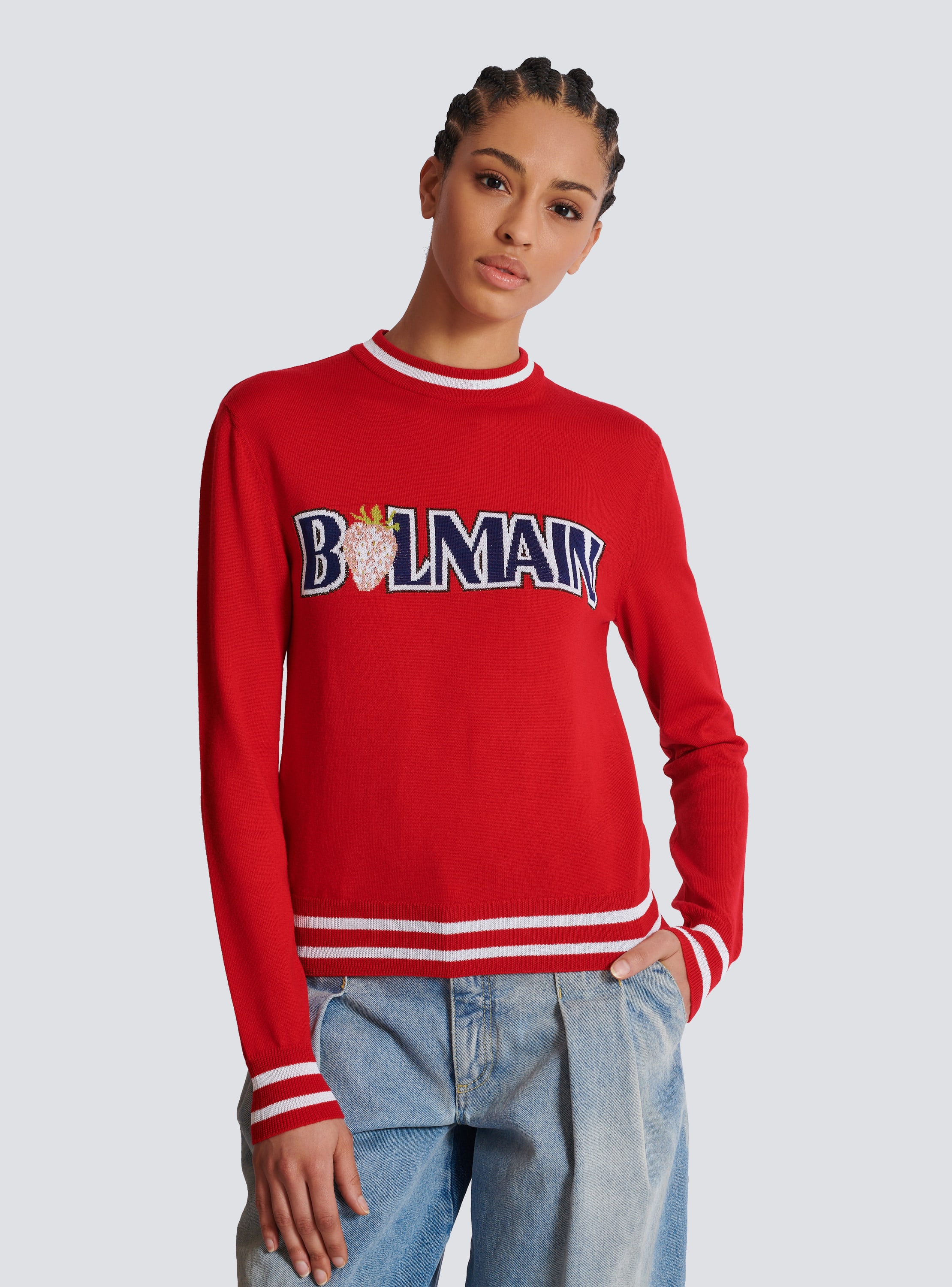 Wool Balmain Strawberry jumper