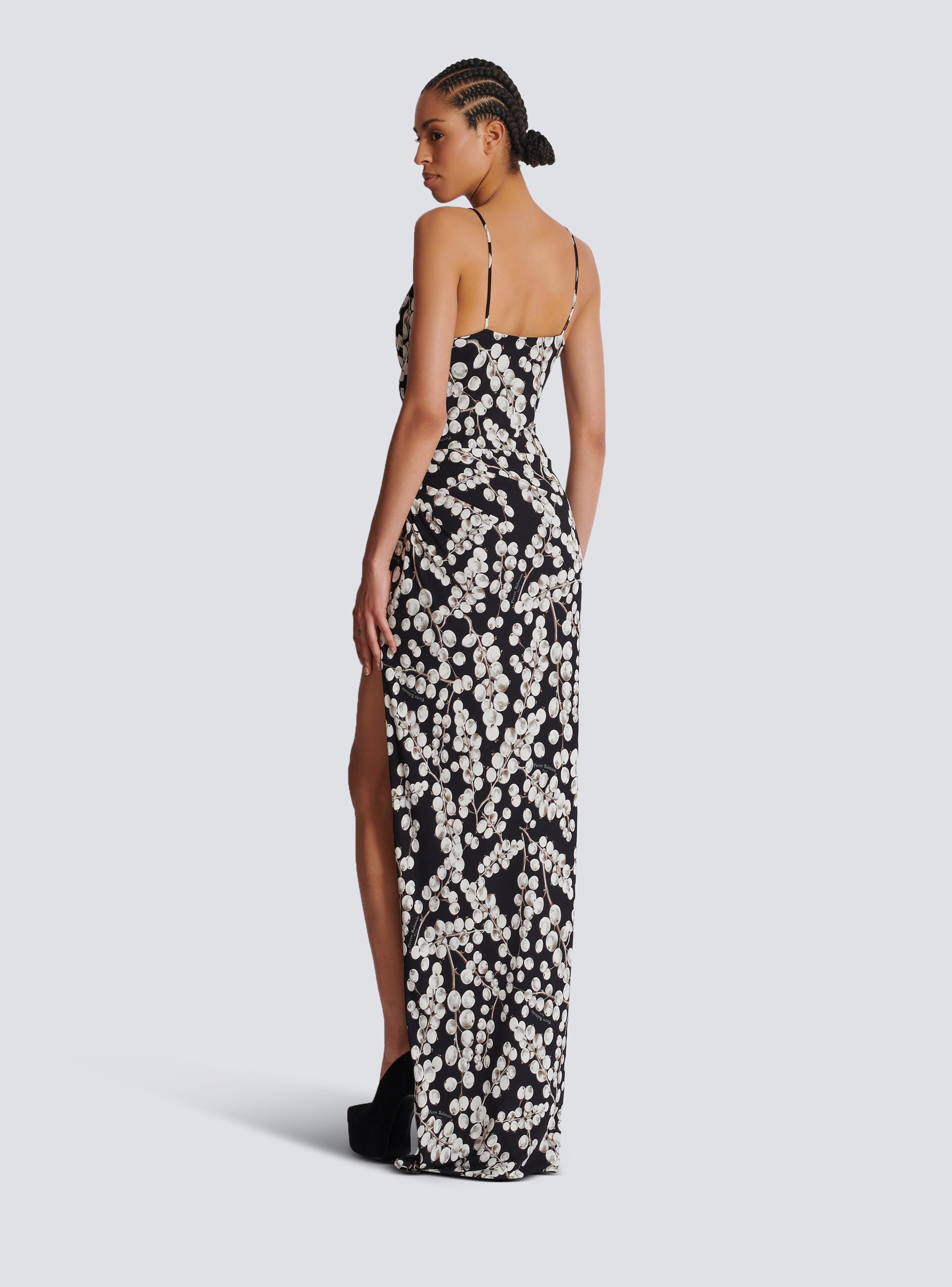 Long dress with Redcurrant print