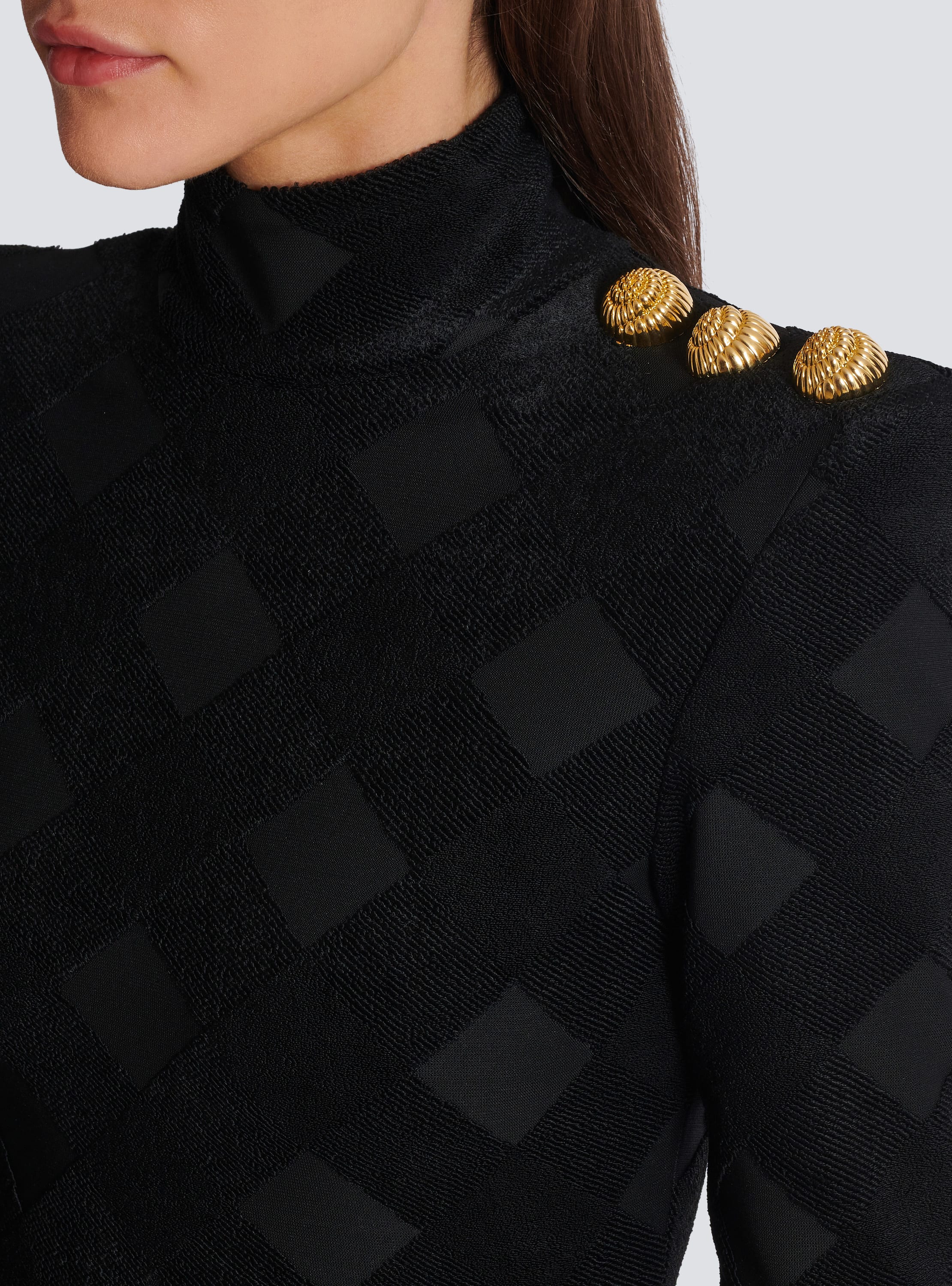 Balmain boucle dress sales