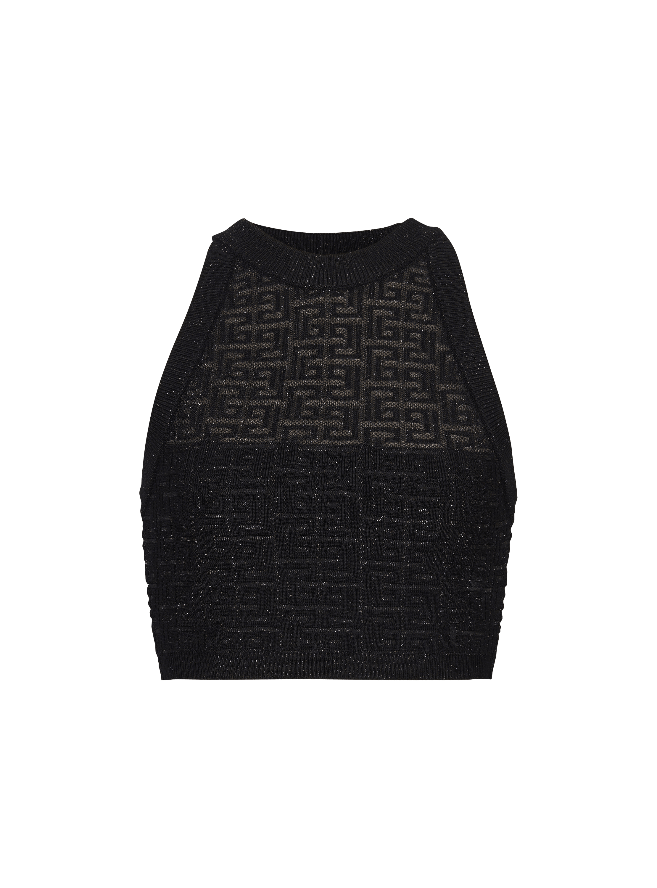 Top en maille monogramme PB Labyrinthe