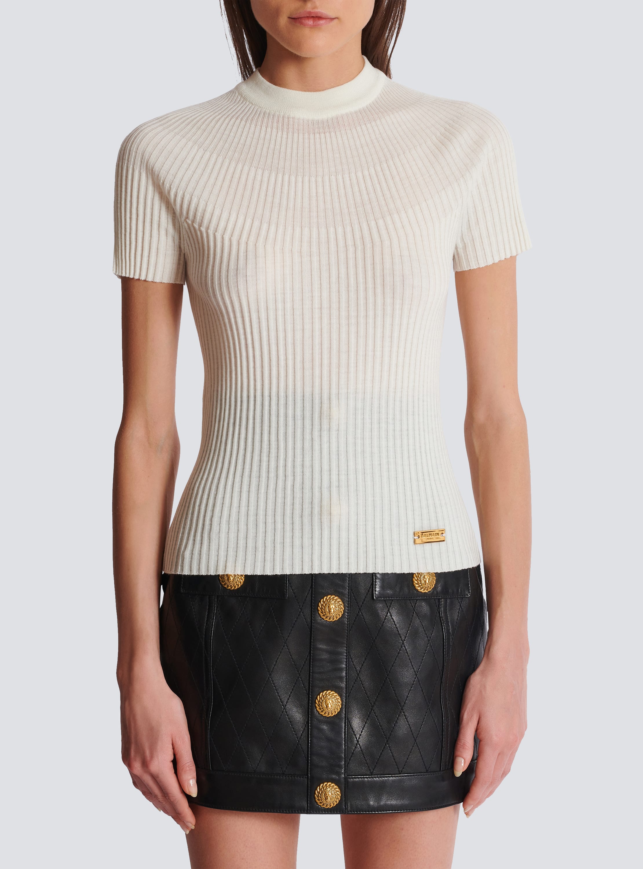 Balmain discount knit top