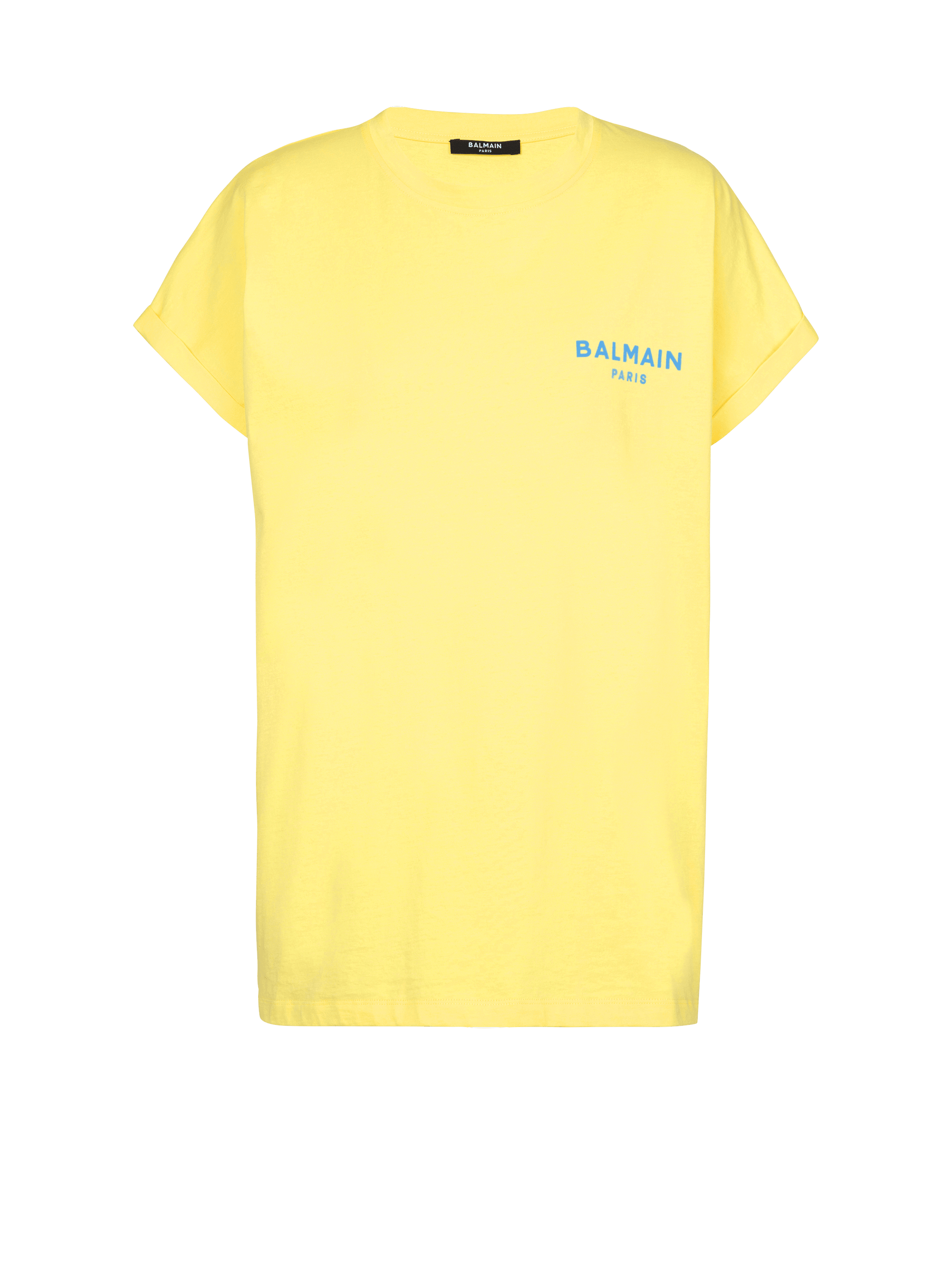 Camiseta con el logotipo de Balmain Paris serigrafiado