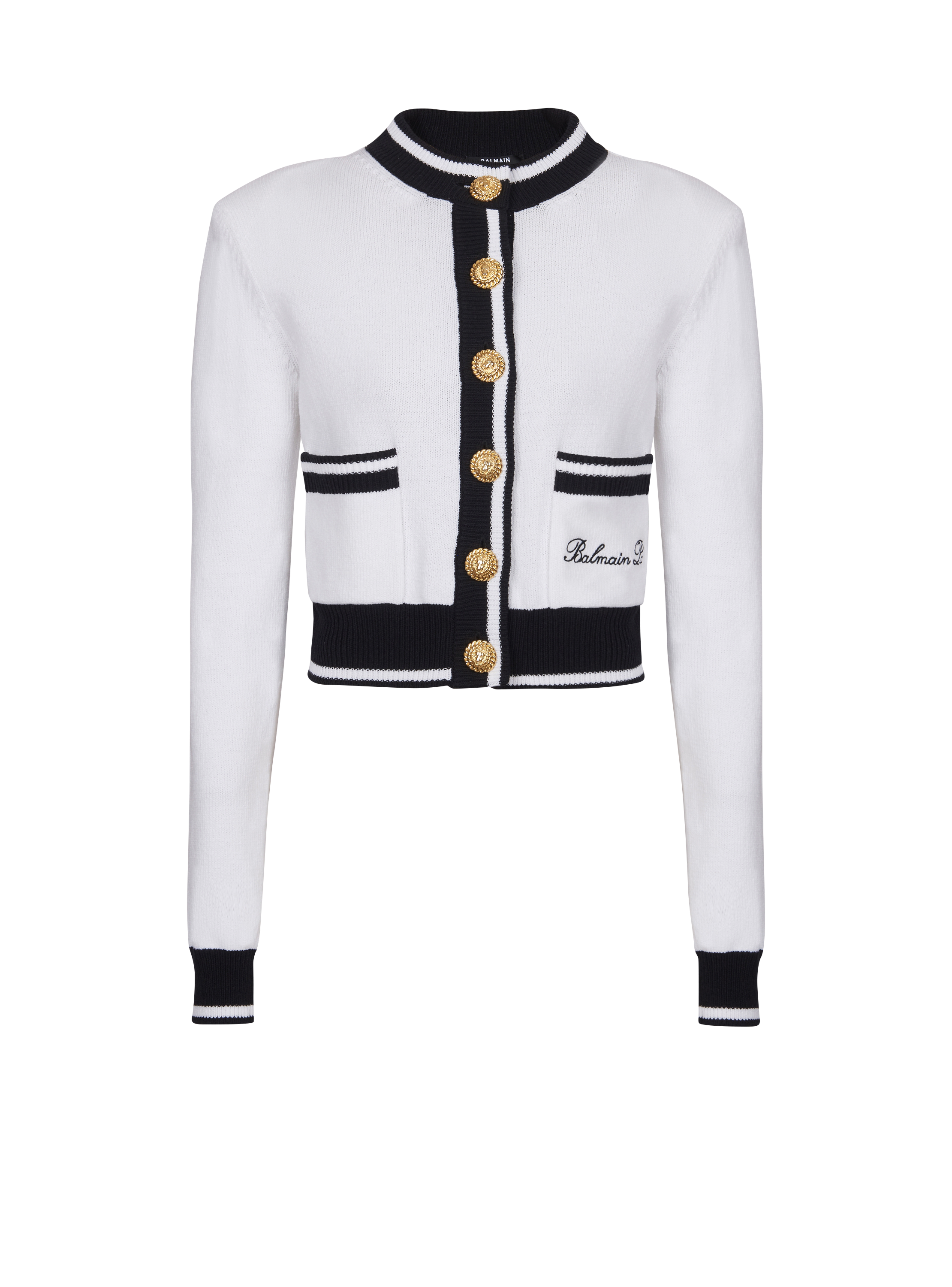 Balmain Signature knit cardigan