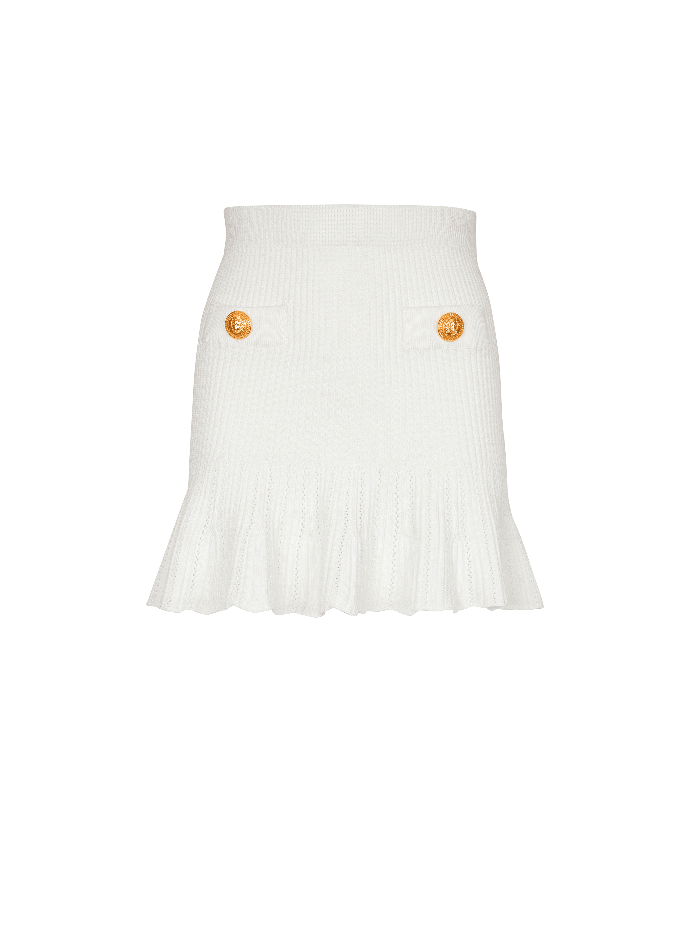 Ausgestelltes Strickkleid