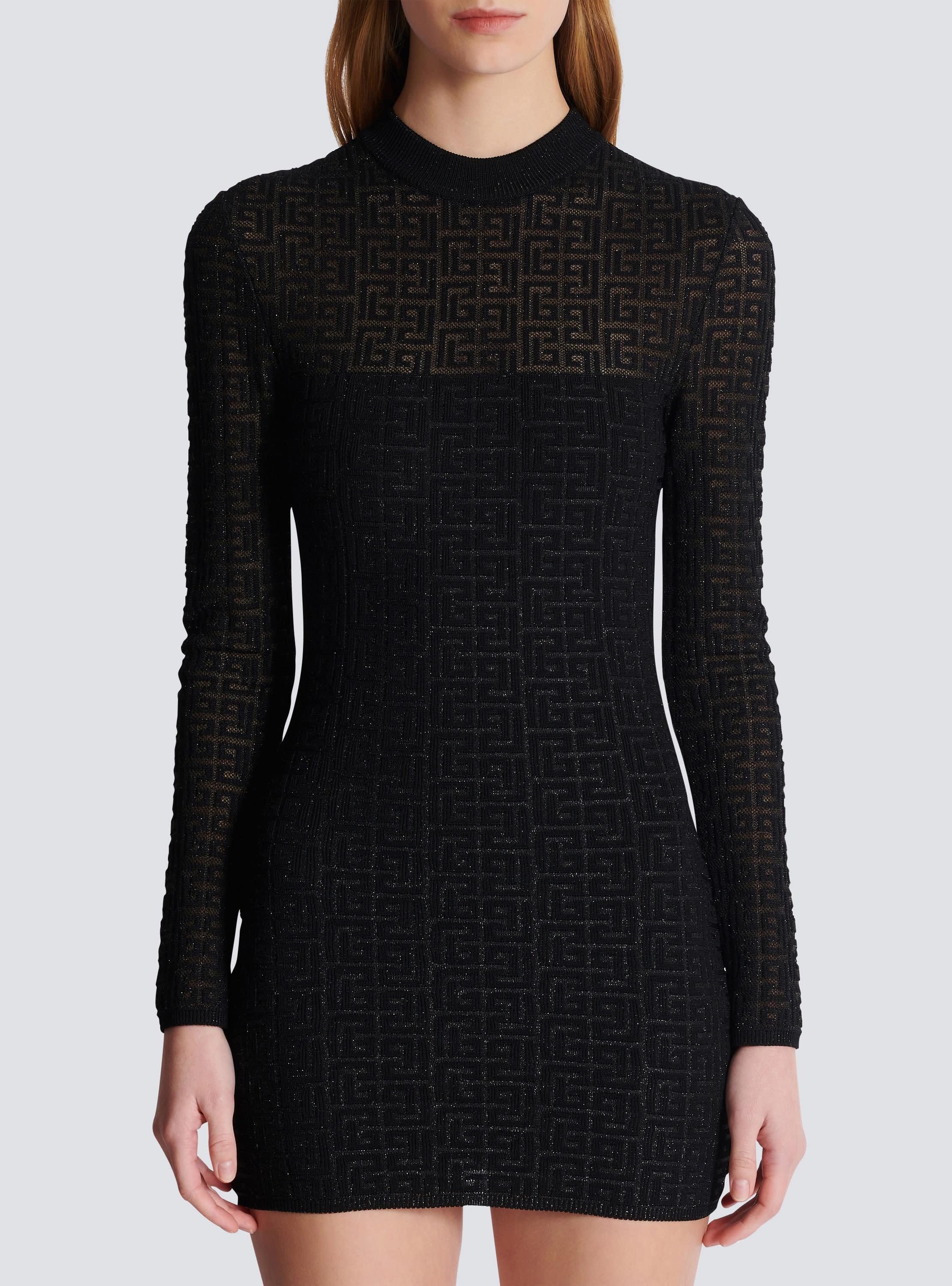 PB Labyrinth knit dress Women BALMAIN