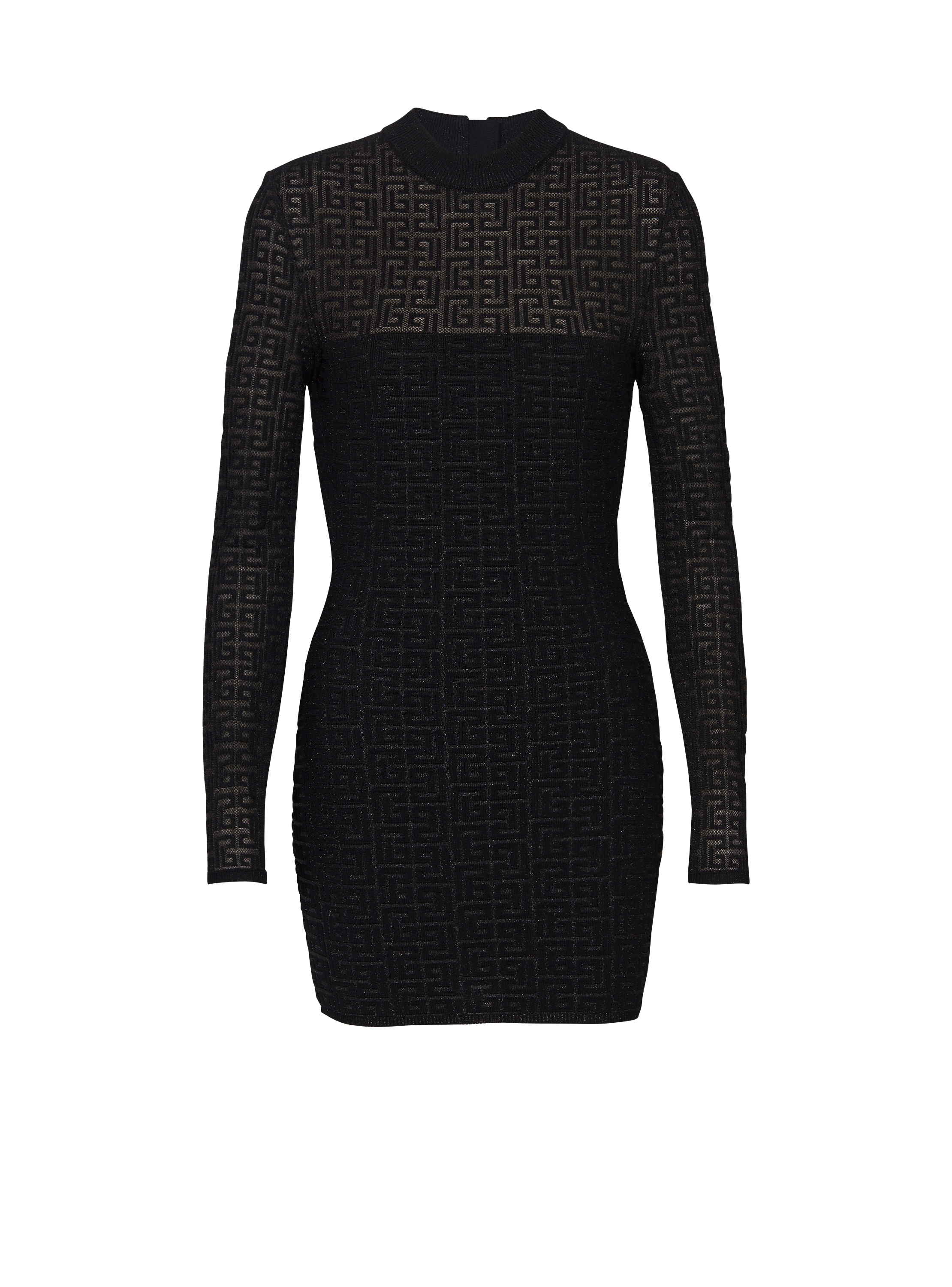 Robe en maille monogramme PB Labyrinthe