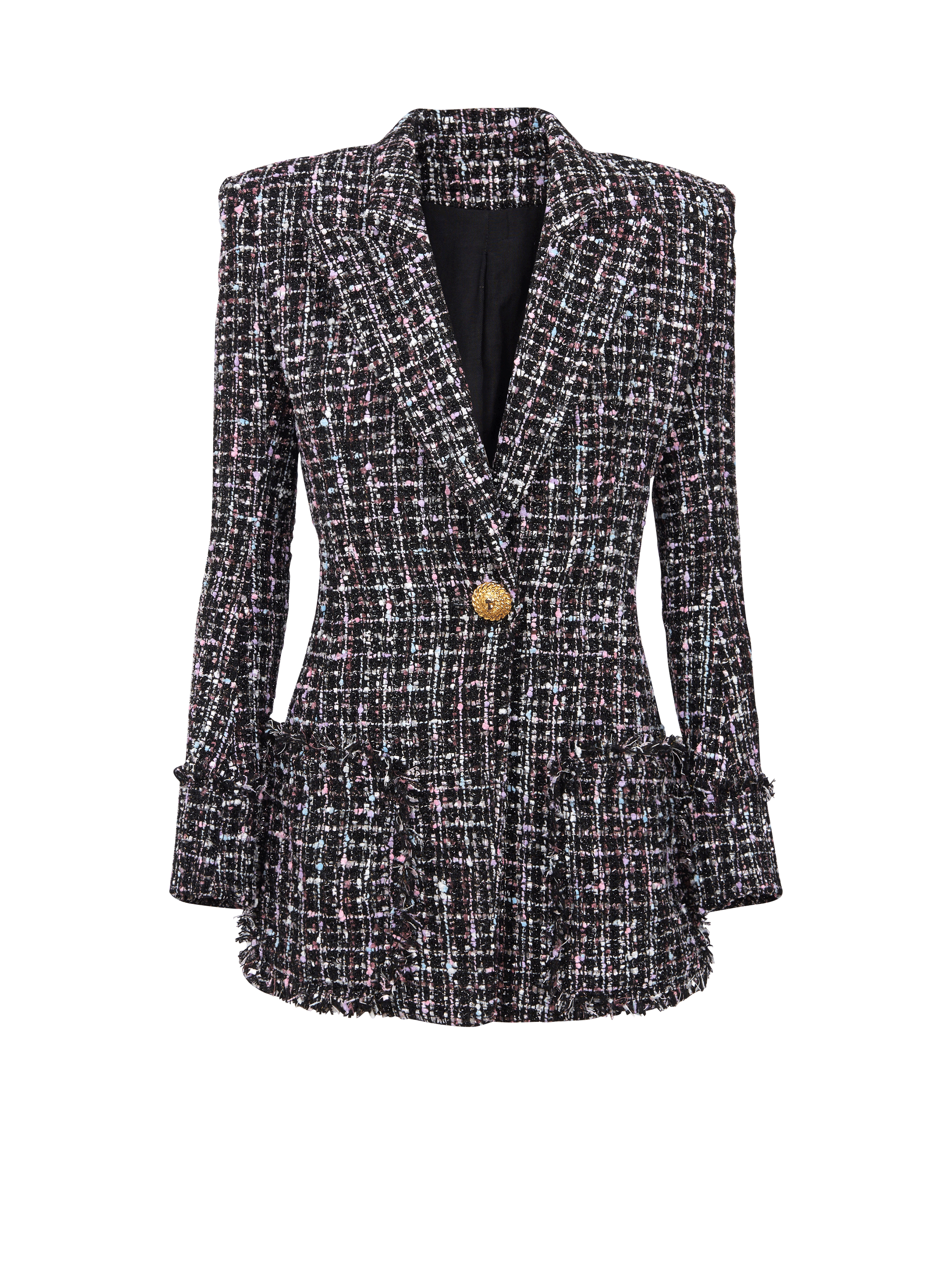 Taillierte Tweed-Jacke