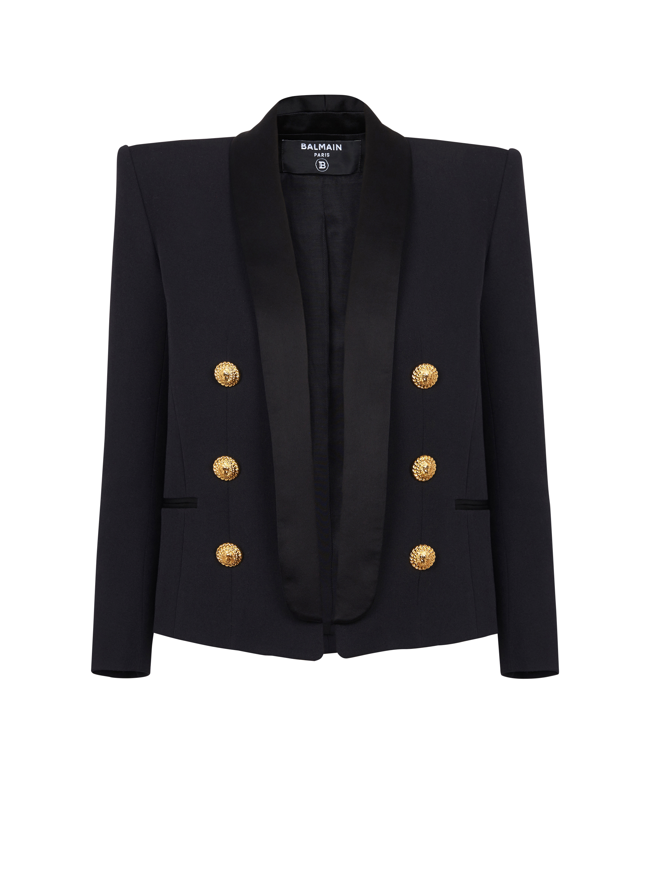 Edge-to-edge 6-button jacket 