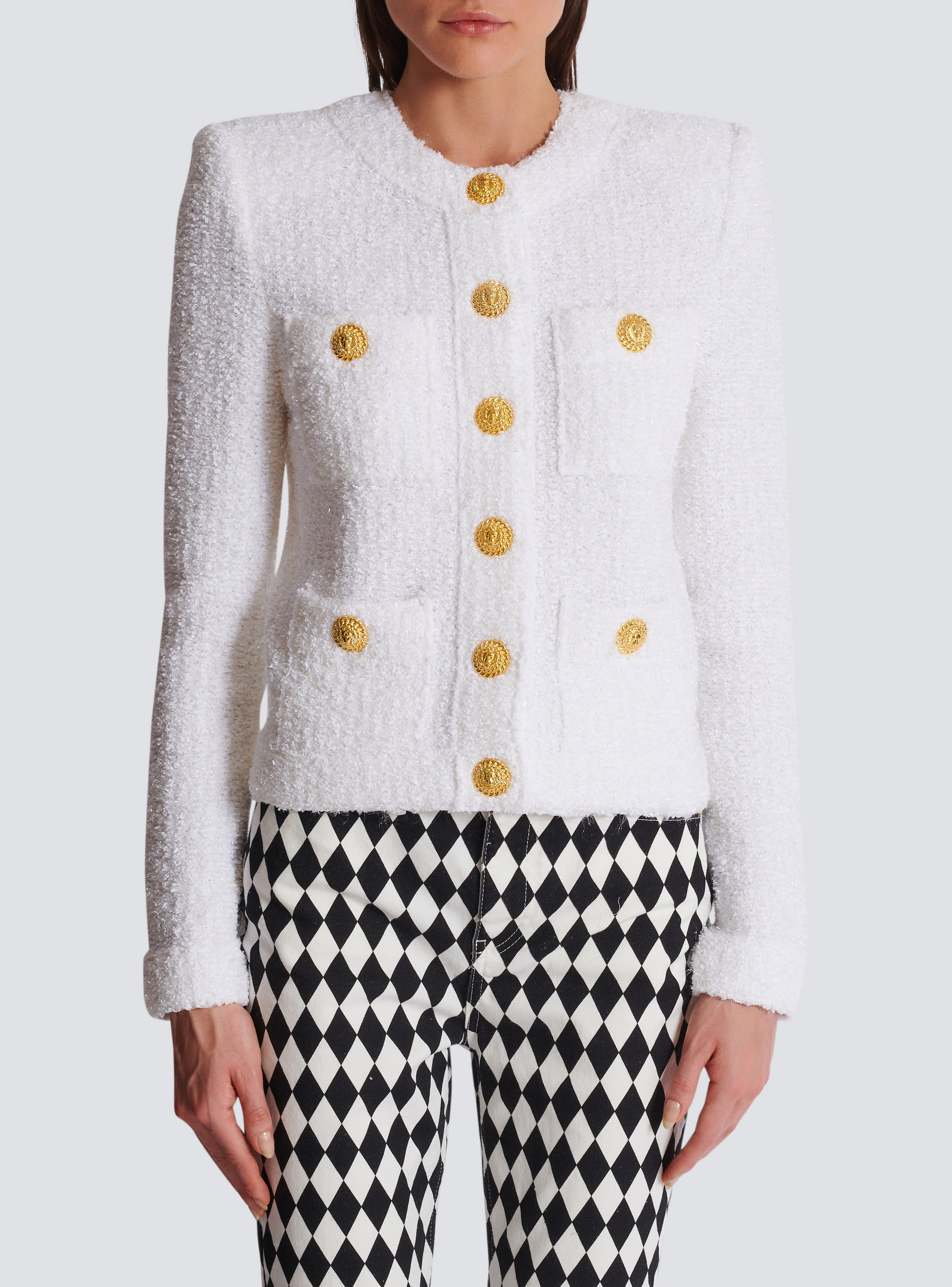 Balmain jacket white hotsell