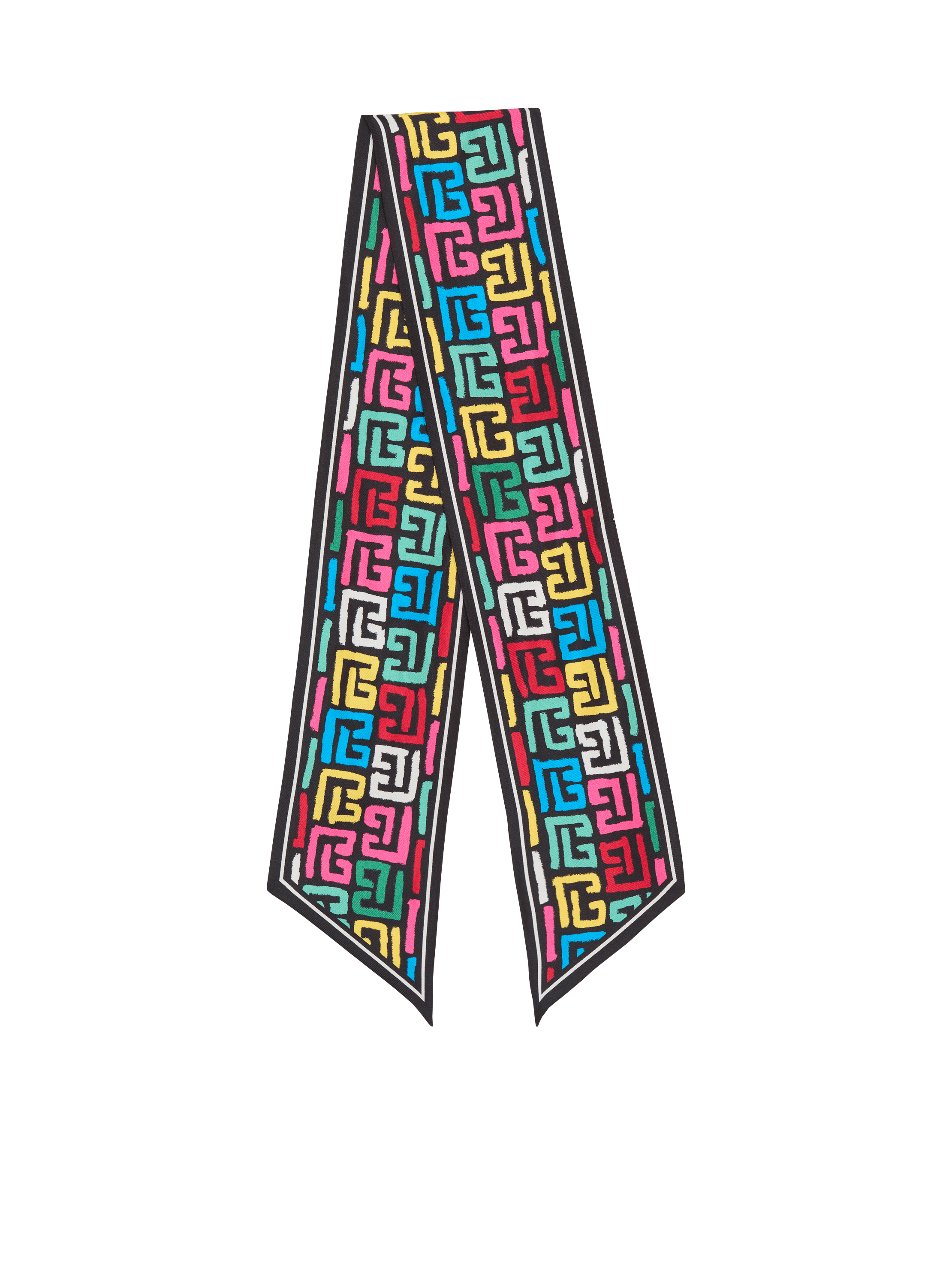 Pop monogram printed bandana