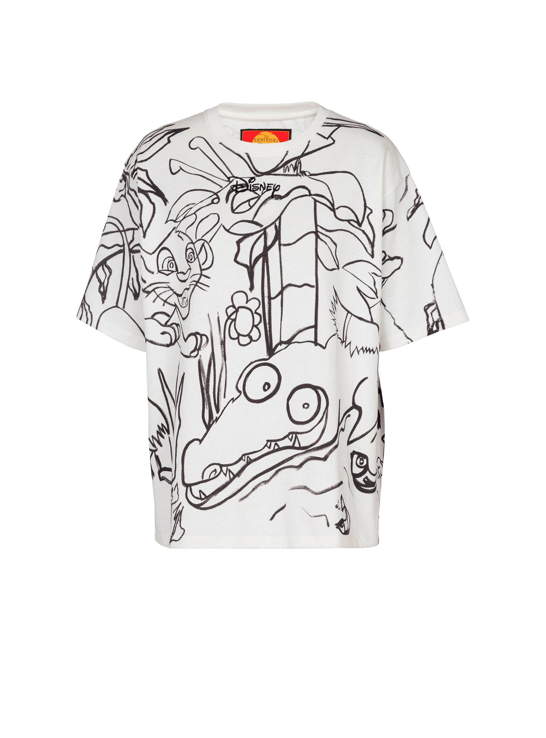 Disney x Balmain: El Rey León - Camiseta holgada con estampado de Enfant Précoce