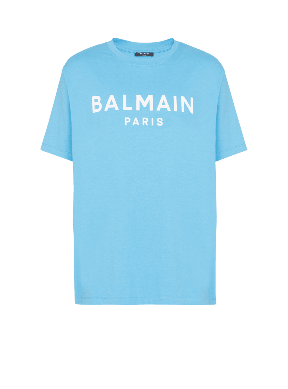 Straight-cut Balmain printed T-shirt