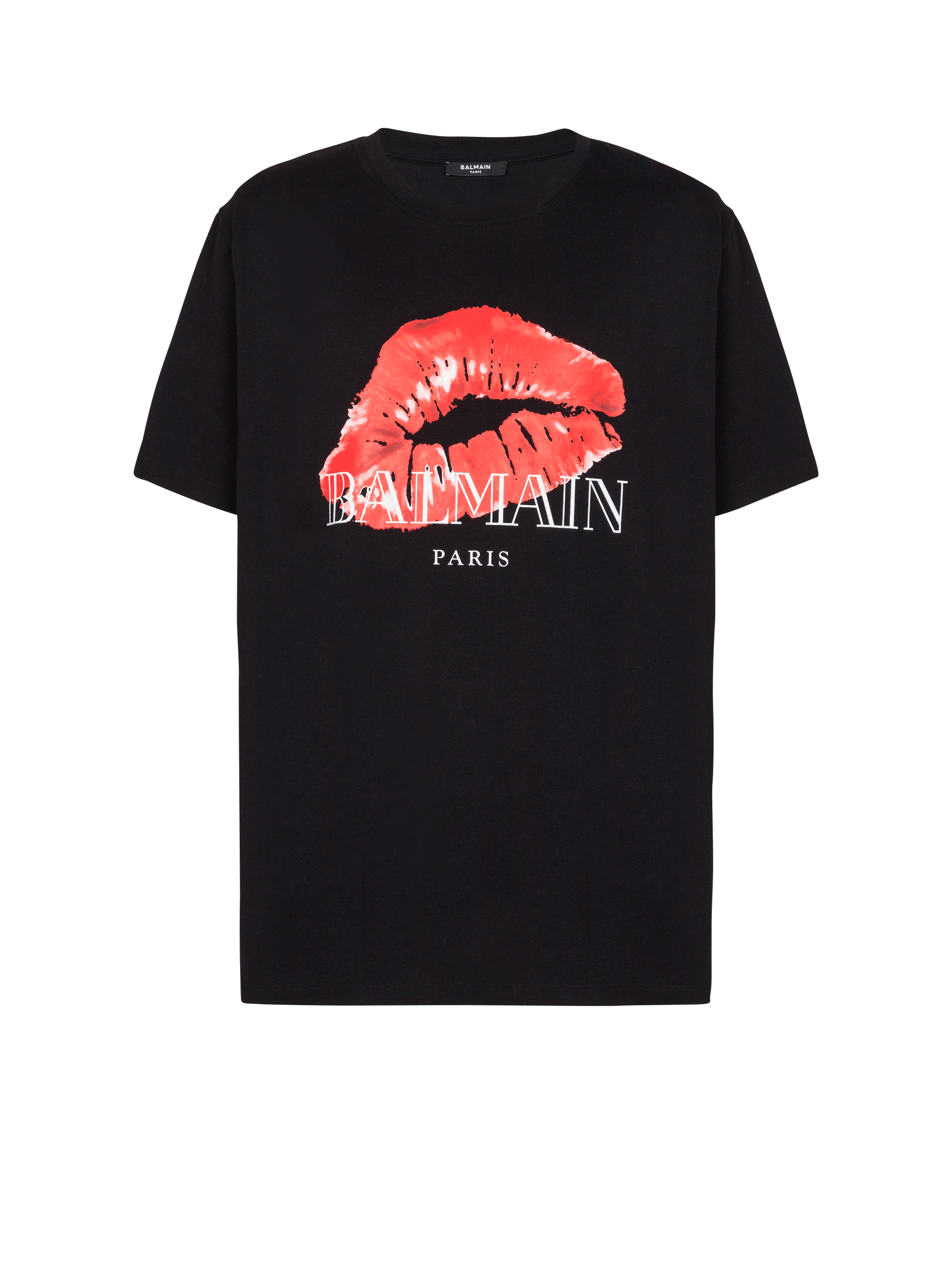 Kissプリント ルーズフィット Tシャツ