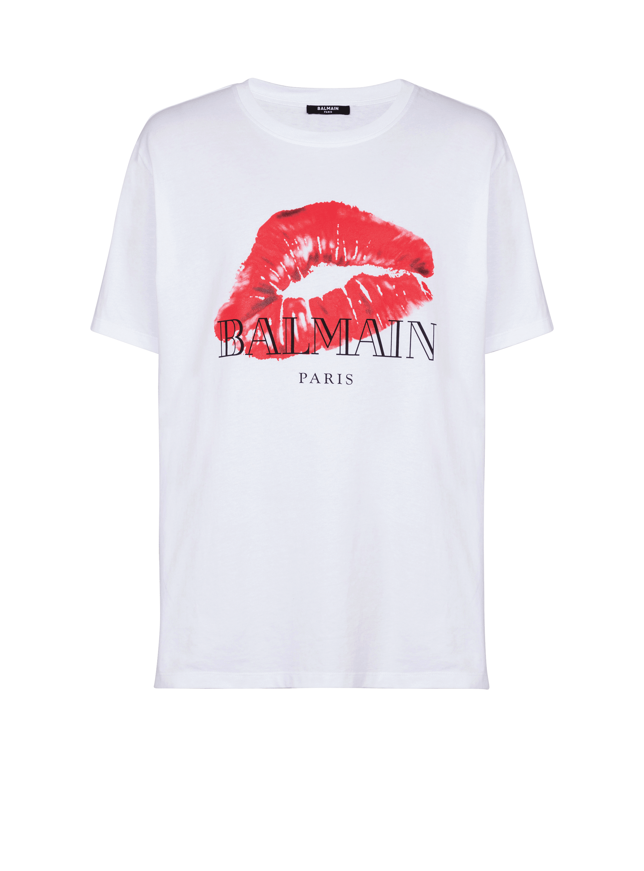 Weites T-Shirt mit Kiss-Print