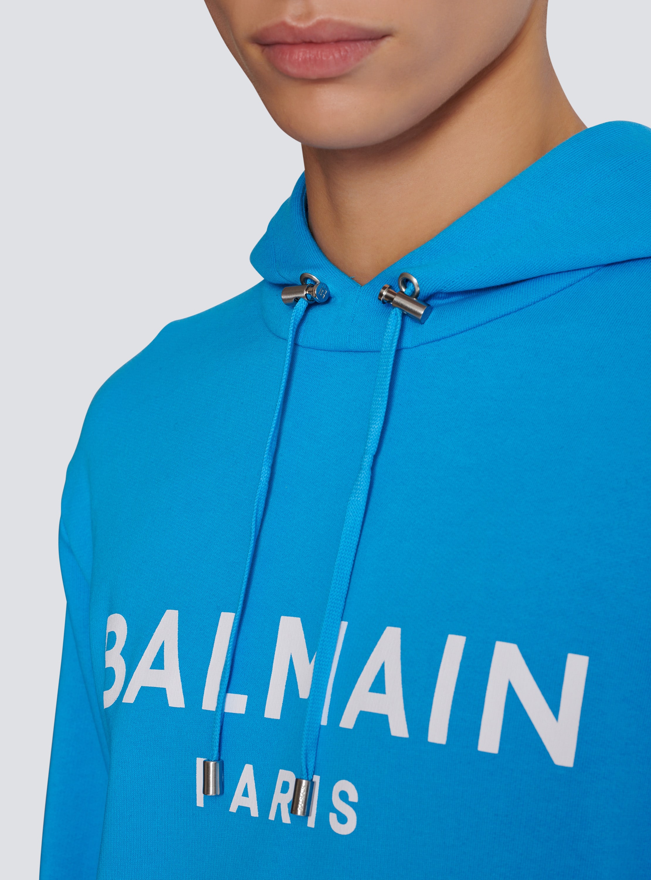 Printed Balmain Paris hoodie