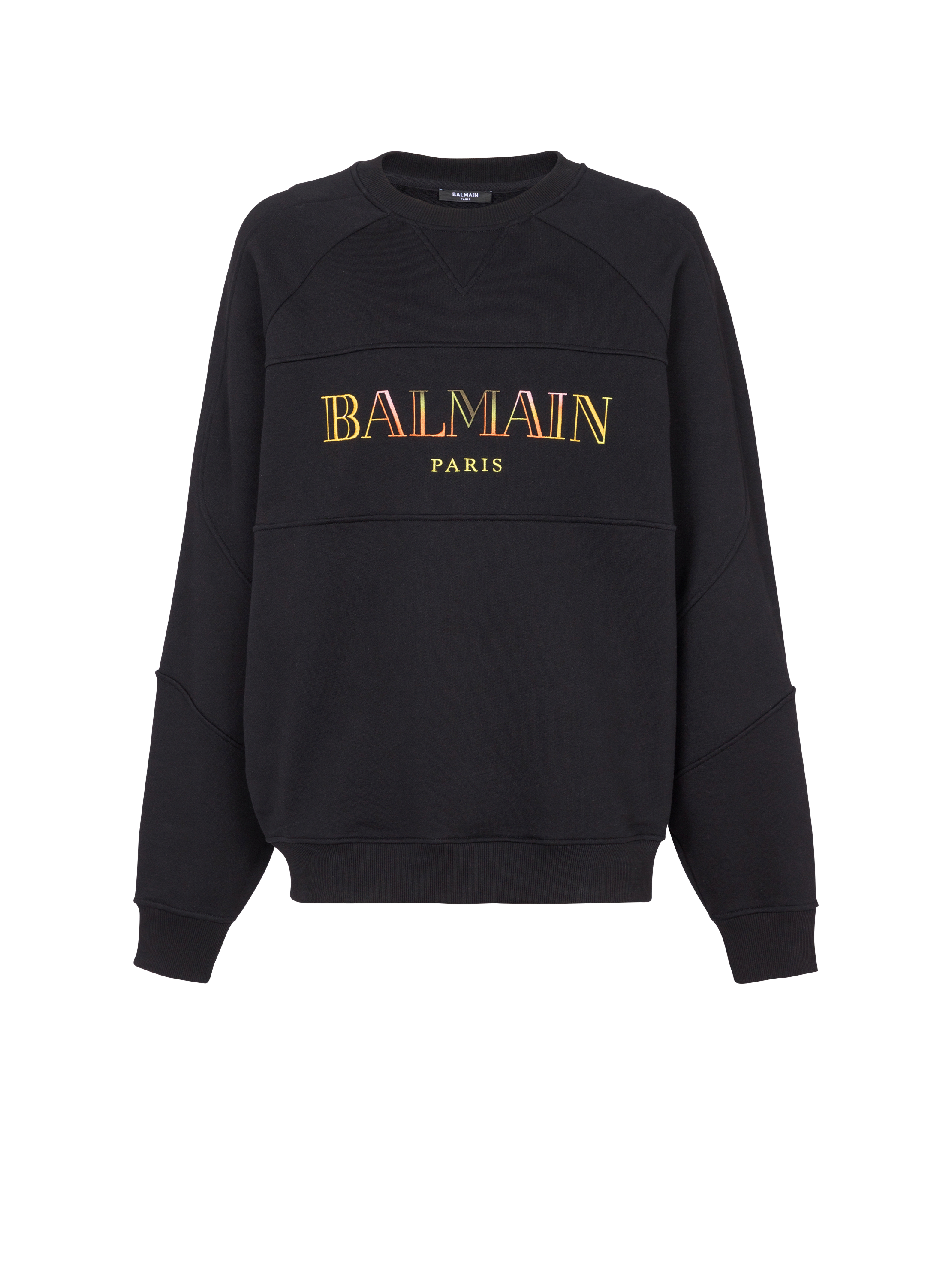 Balmain ヴィンテージ刺繍ロゴ ルーズフィット スウェットシャツ