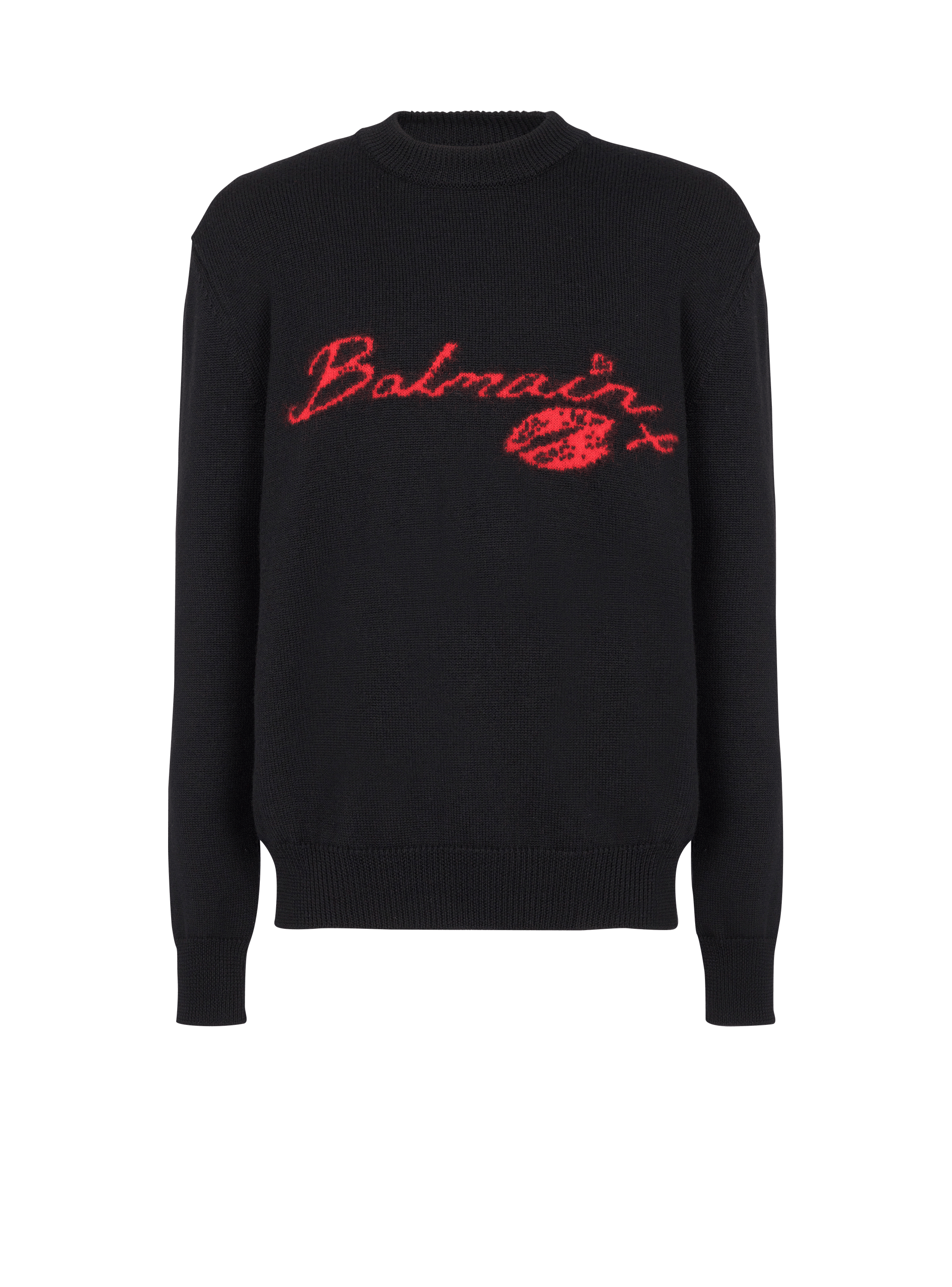 Wool Balmain Kiss jumper