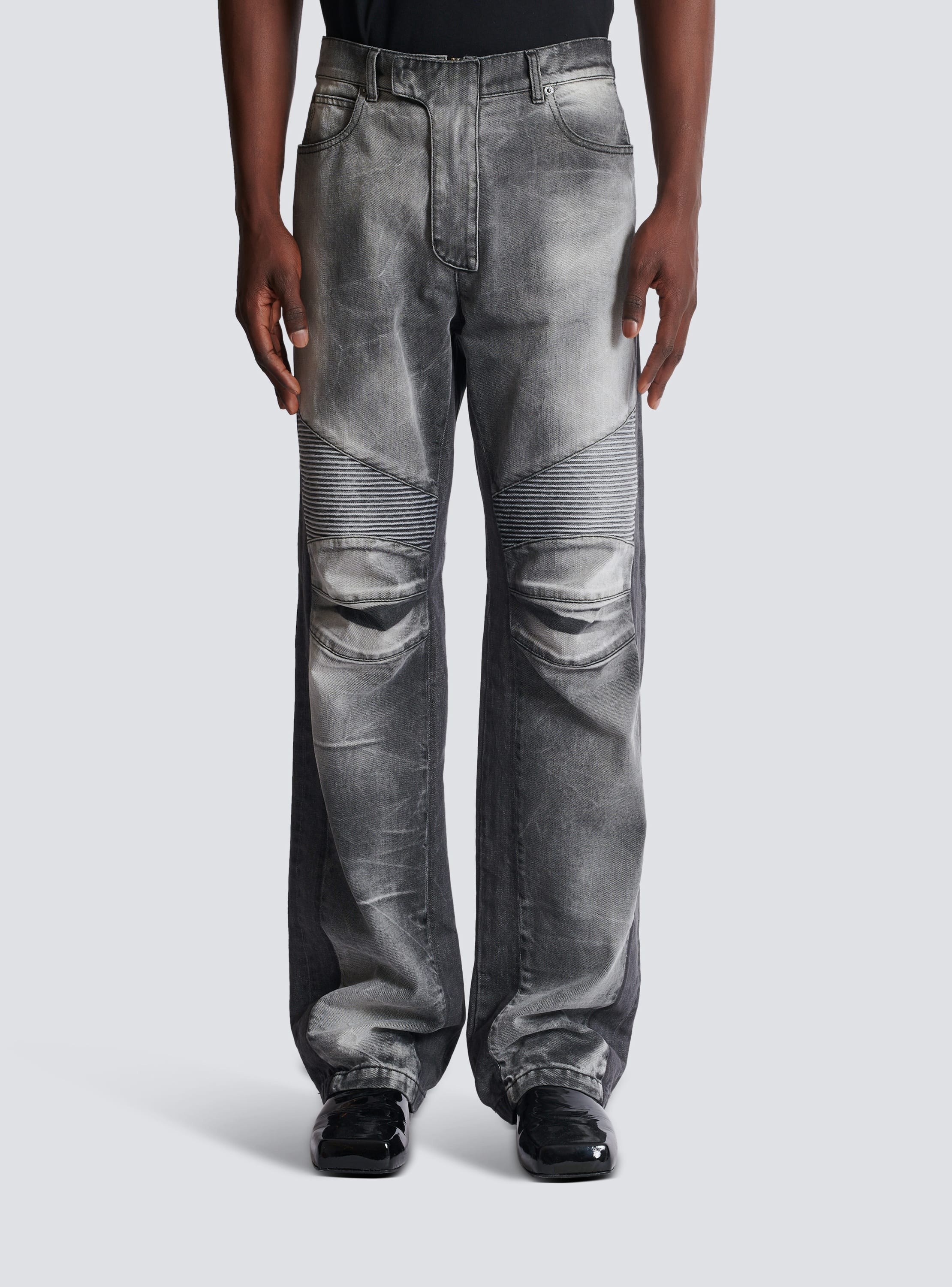 Balmain biker jeans best sale