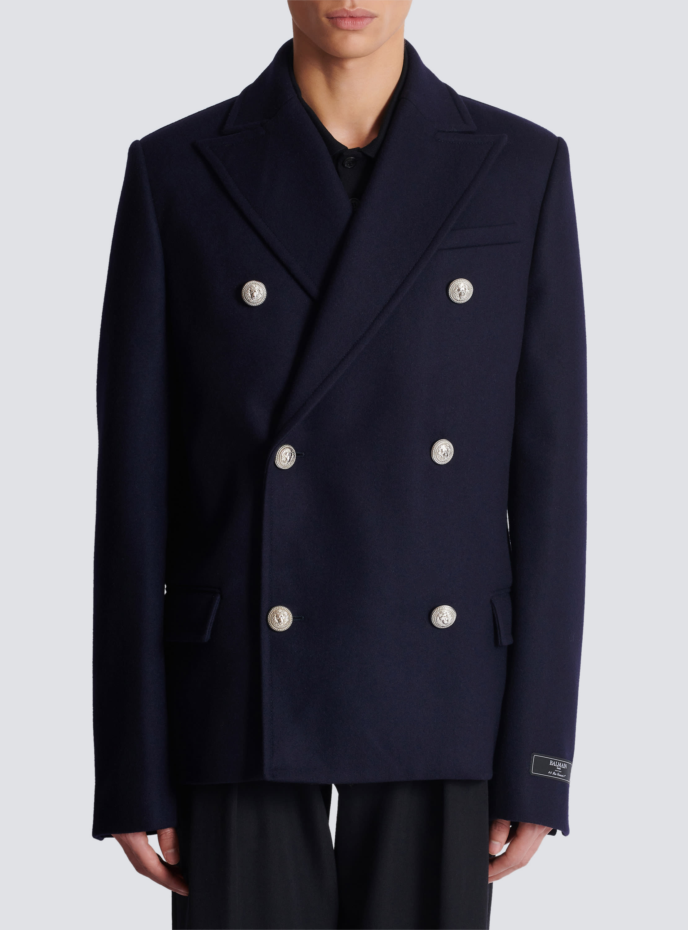 Cappotto balmain uomo best sale