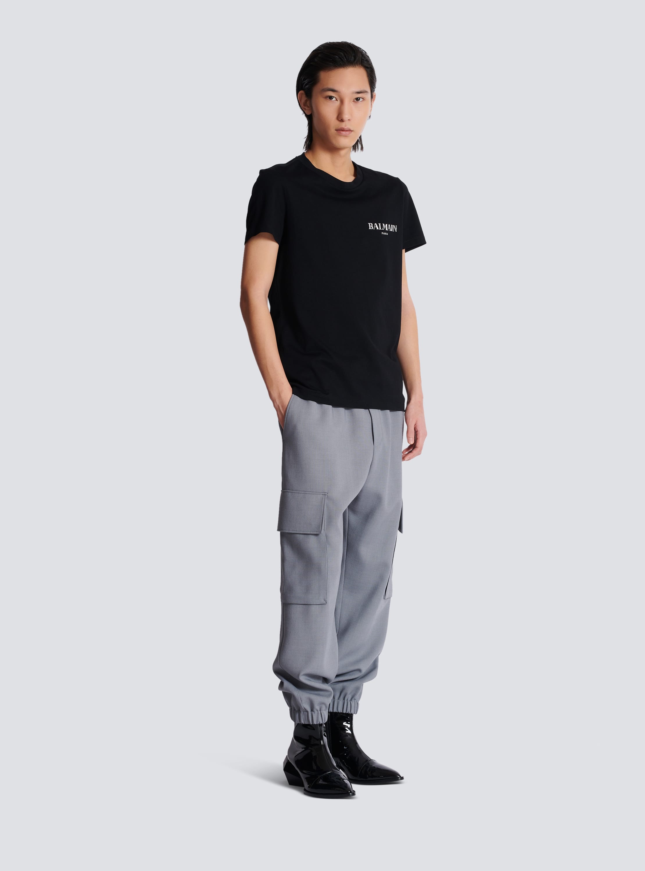 BLACKARGNT BALMAIN SILVER BALMAIN VINTAGE TSHIRT CLASSIC FI