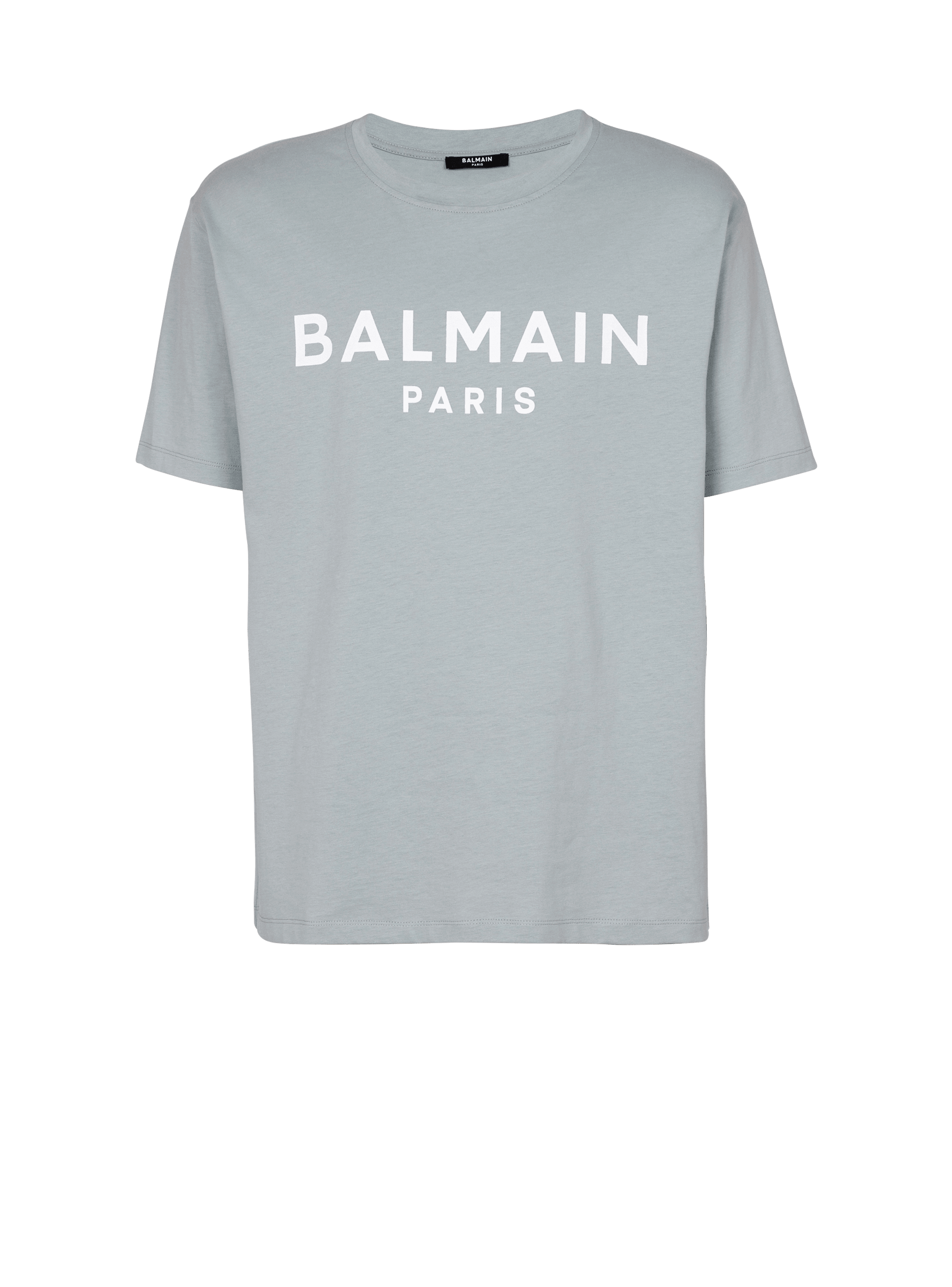 Printed Balmain Paris short sleeved T shirt