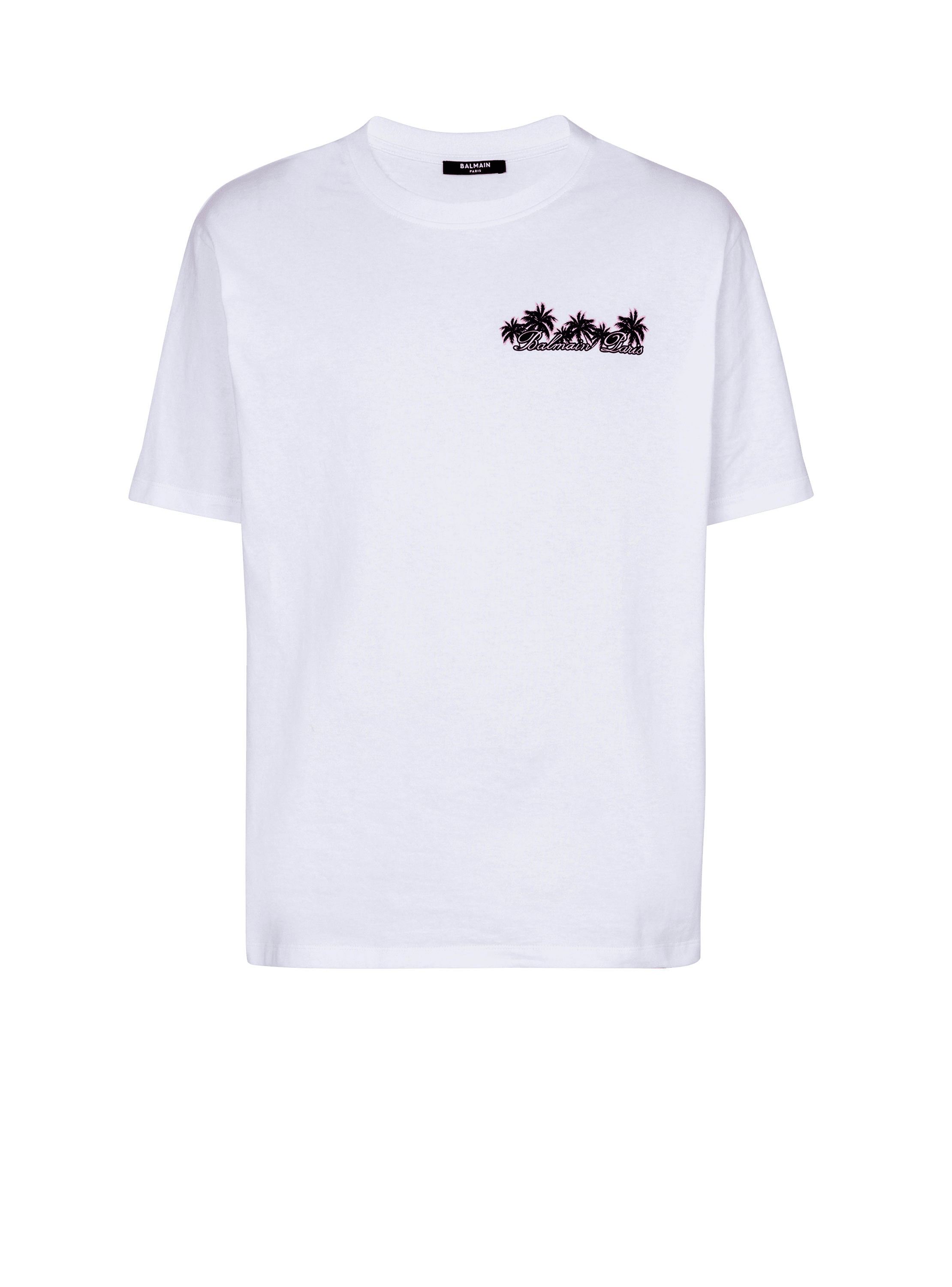 T-shirt con stampa Club Balmain iconica