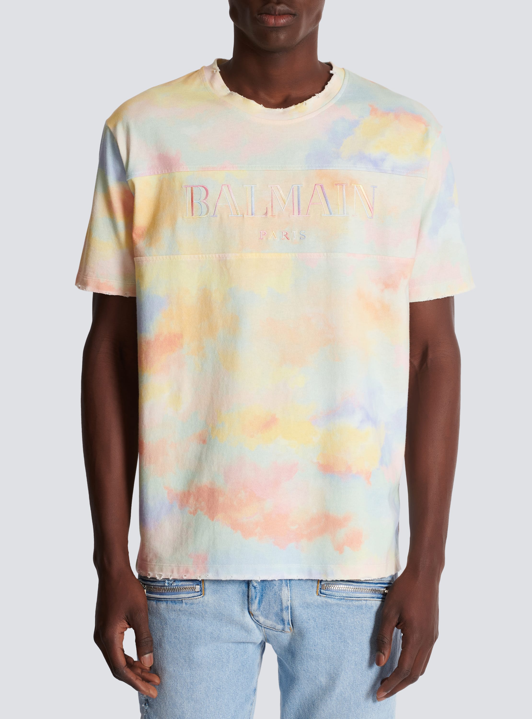 Vintage Balmain embroidered T shirt