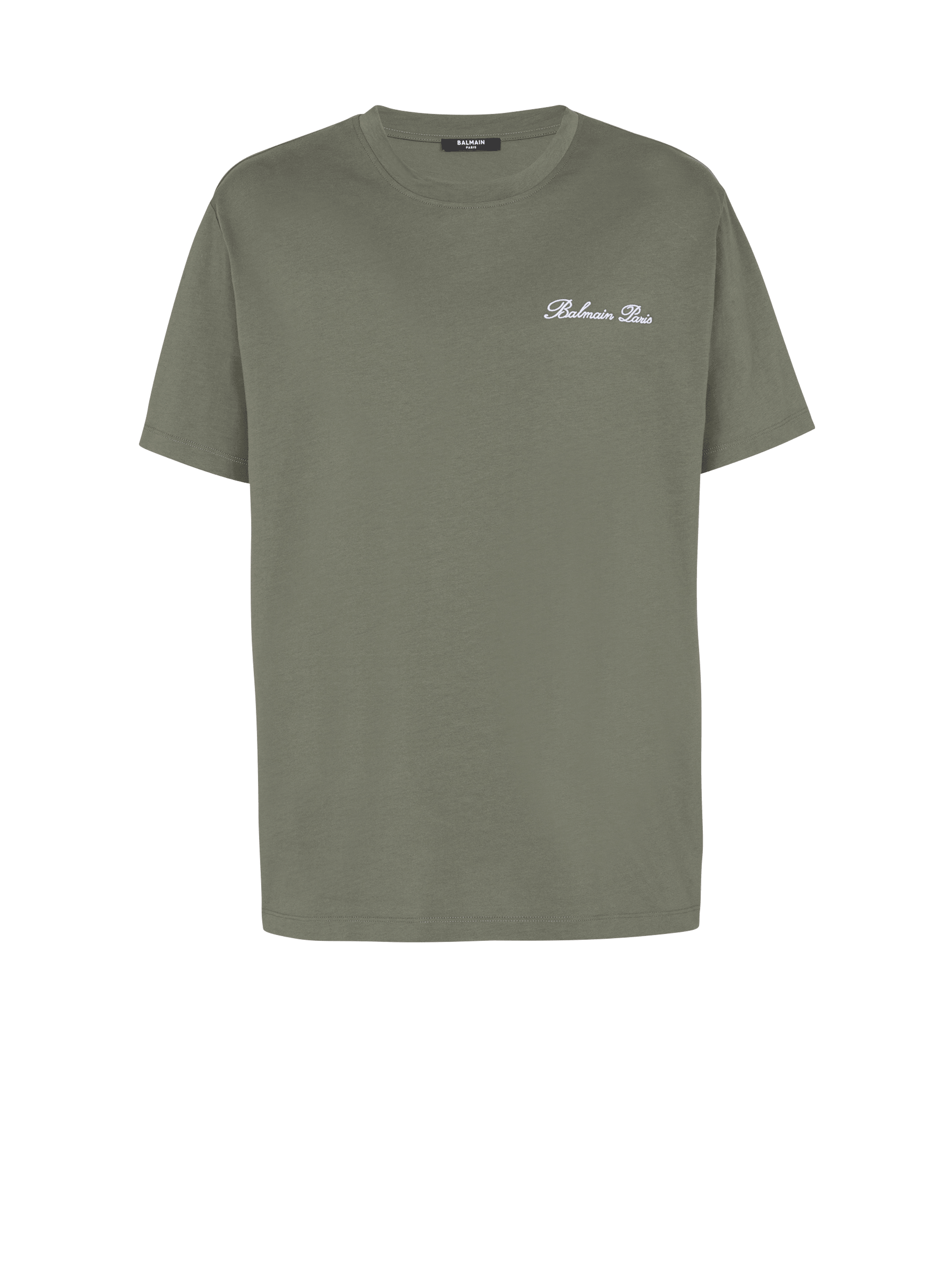 T-shirt ampia con ricamo Balmain iconico