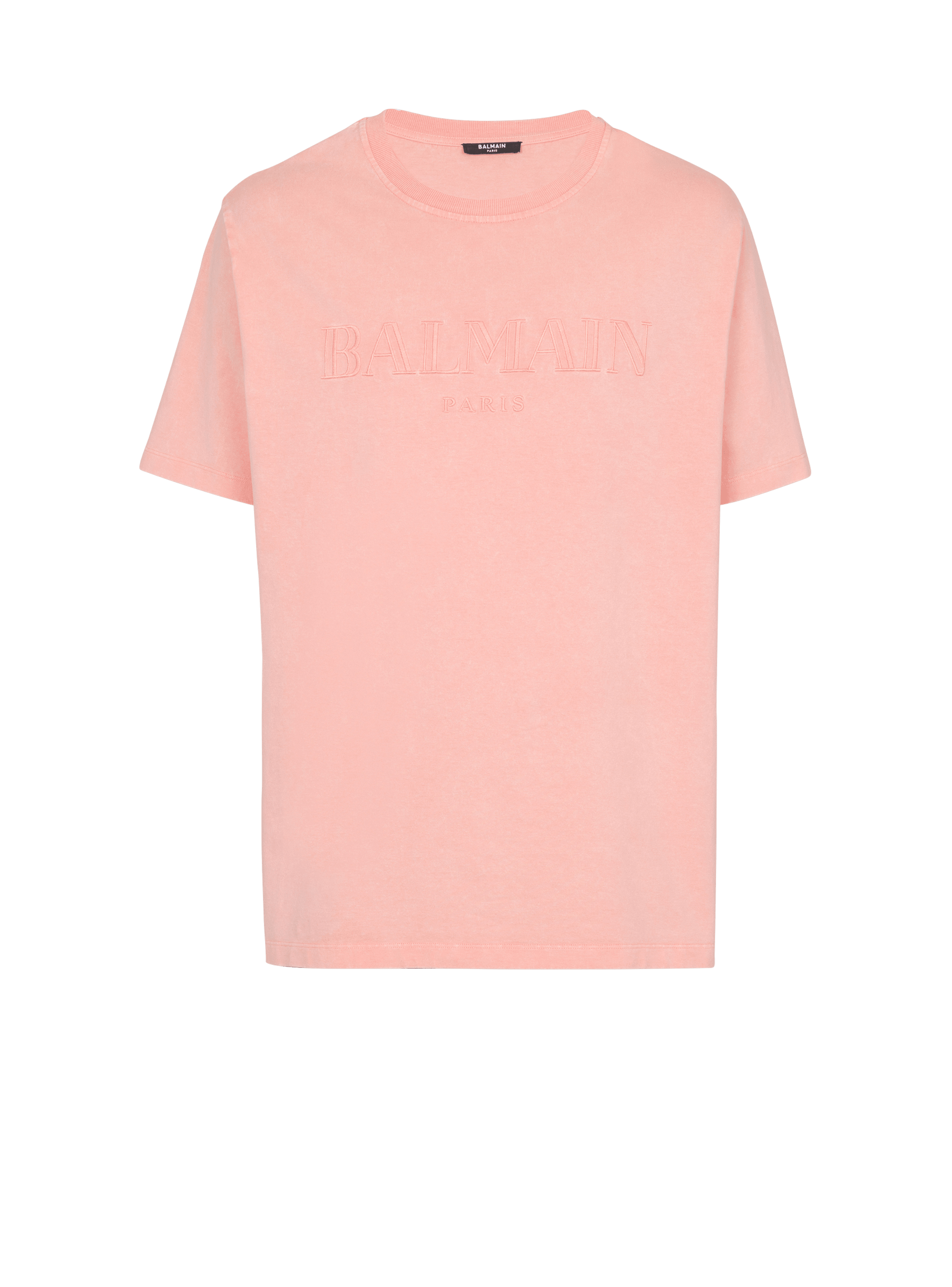 Weites T-Shirt mit Balmain Vintage-Stickerei