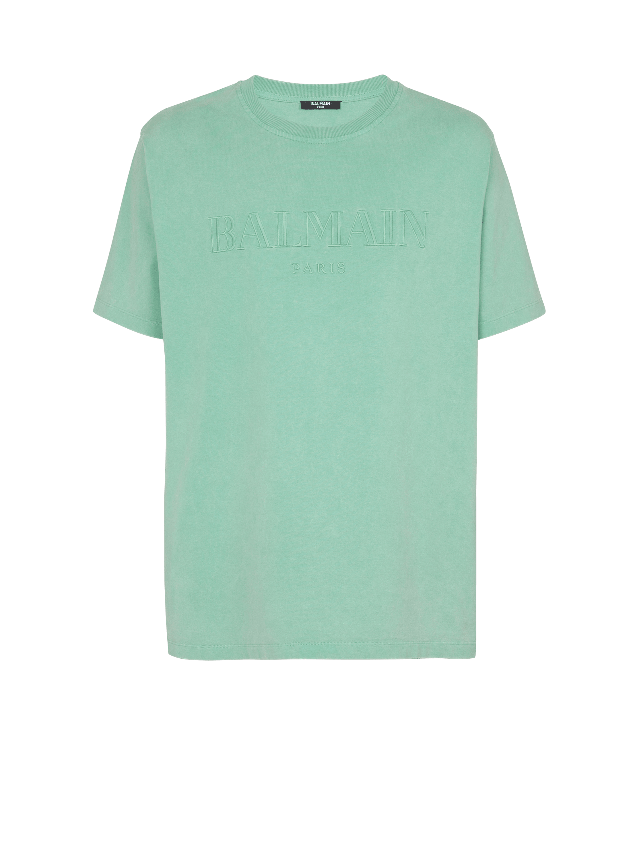 Weites T-Shirt mit Balmain Vintage-Stickerei