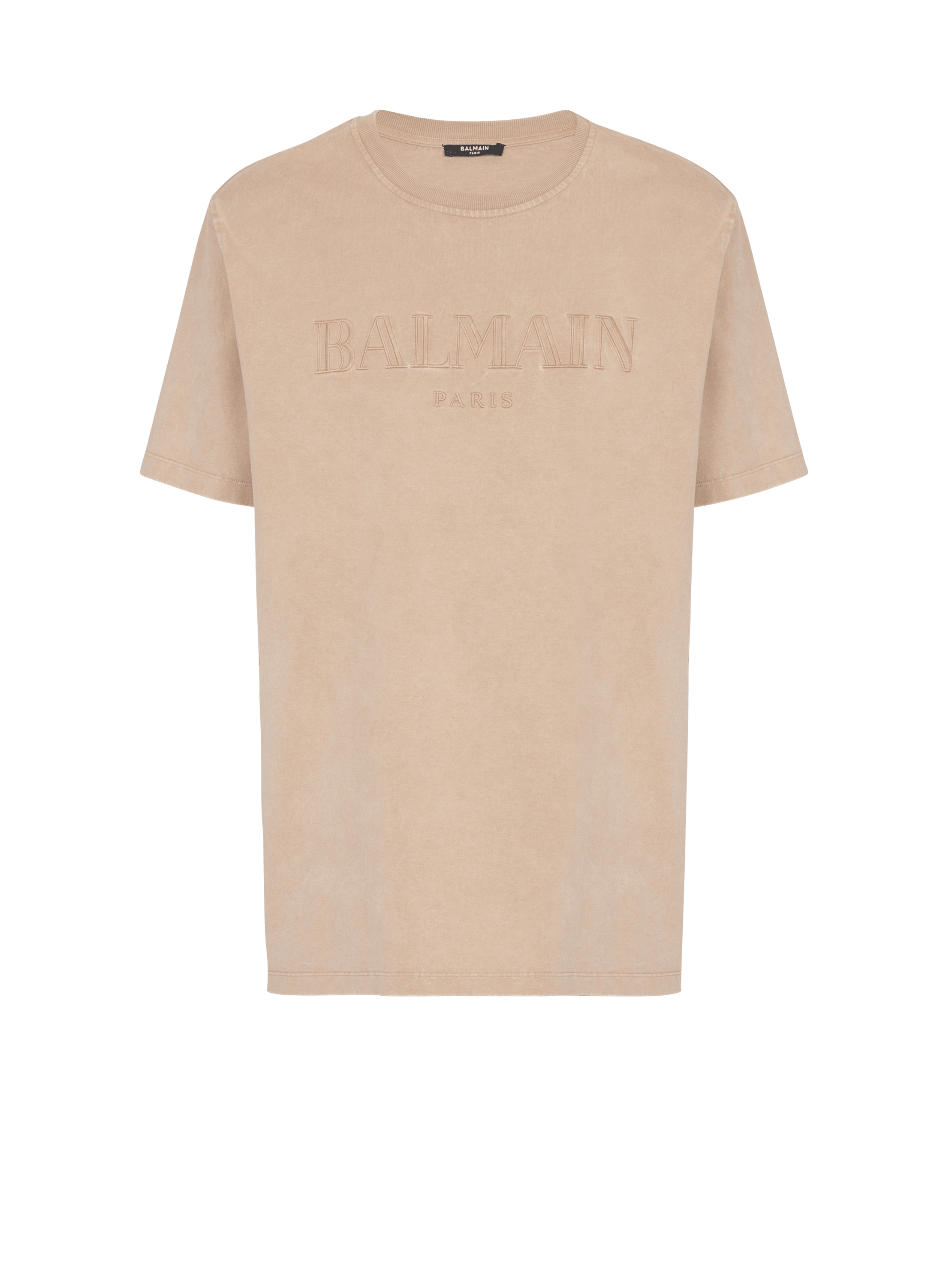 Weites T-Shirt mit Balmain Vintage-Stickerei